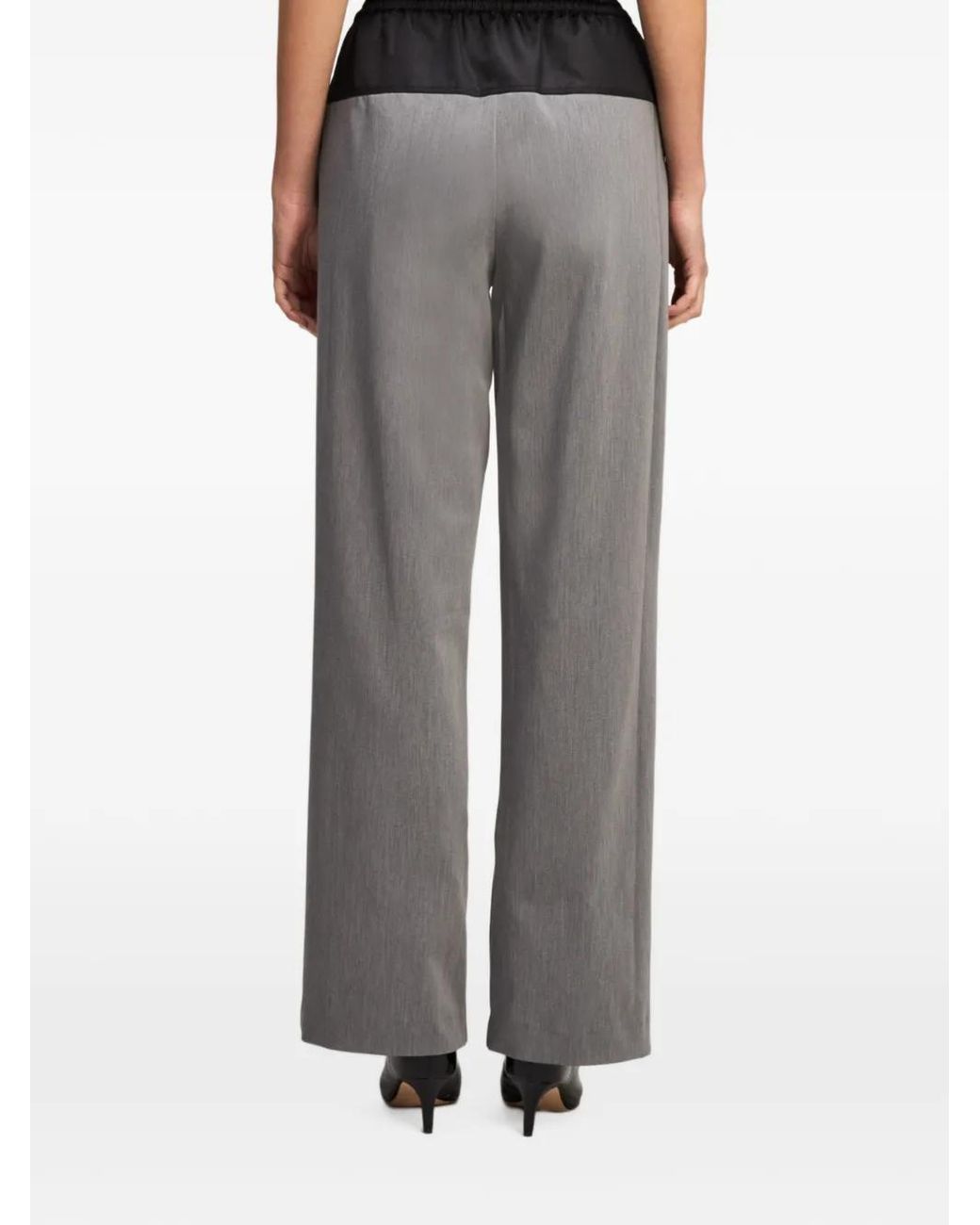 Cinq À Sept Gray Pantalon En Lin Elisabetta À Coupe Ample