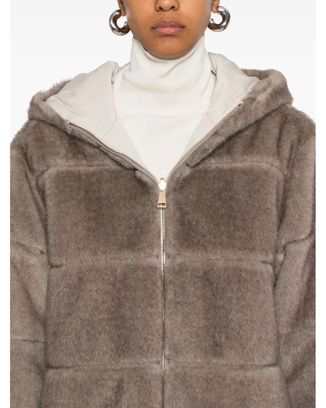 Moncler Brown Brissac Reversible Jacket