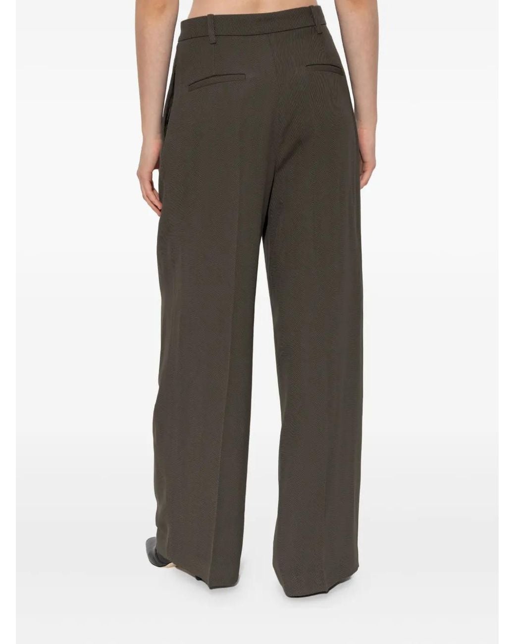 IRO Gray Pallia Pleated Trousers