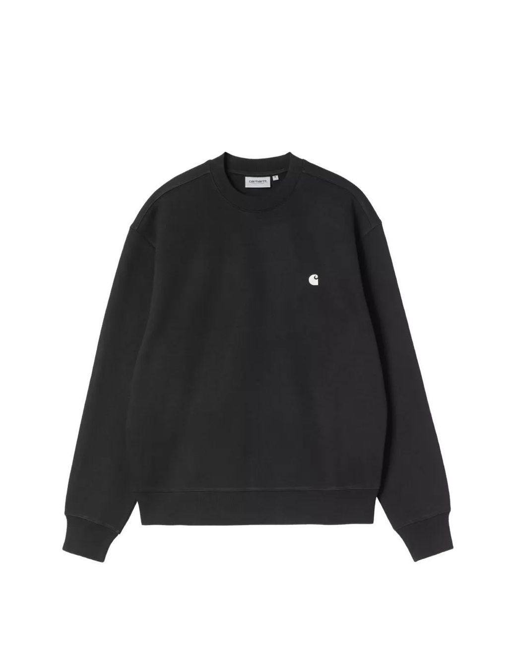 Carhartt Black Logo-Embroidered Sweatshirt for men