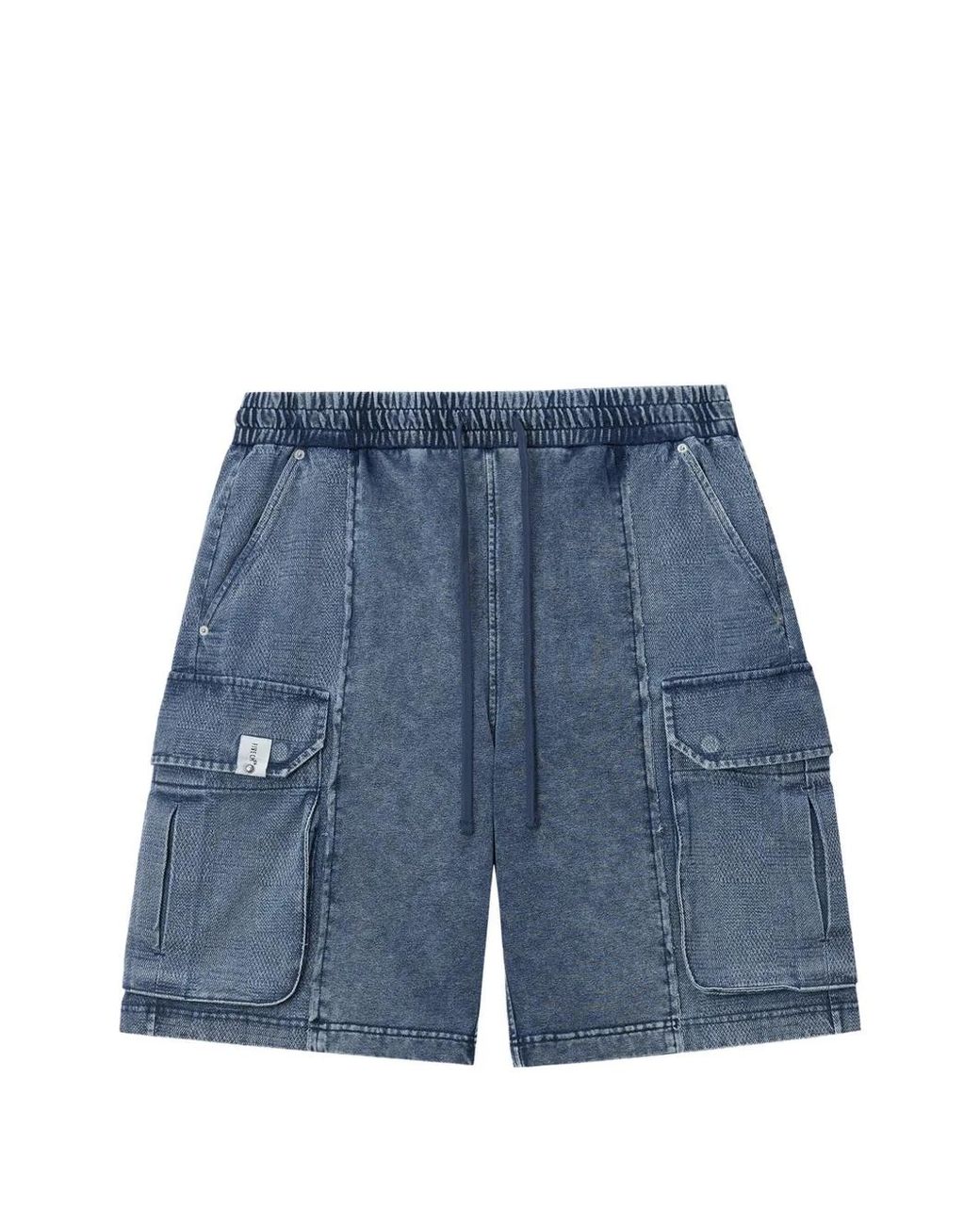 FIVE CM Cargo-Shorts Mit Kordelzug in Blue für Herren