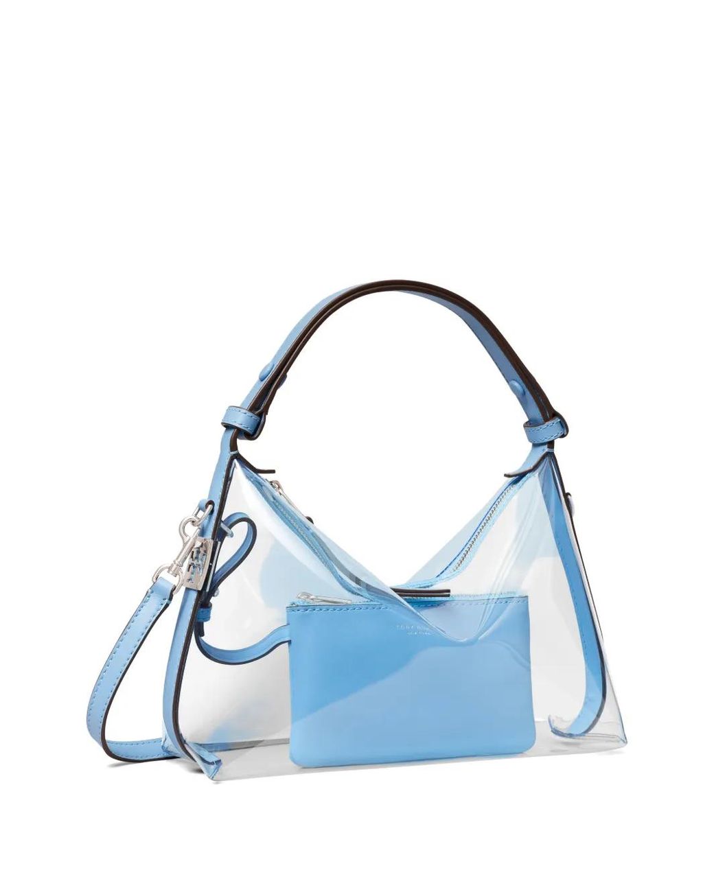 Tory Burch Blue Mellow Clear Shoulder Bag