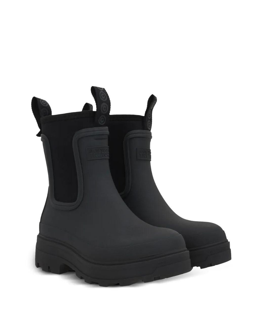 Tretorn Black X 10 Corso Como Logo-Patch Boots