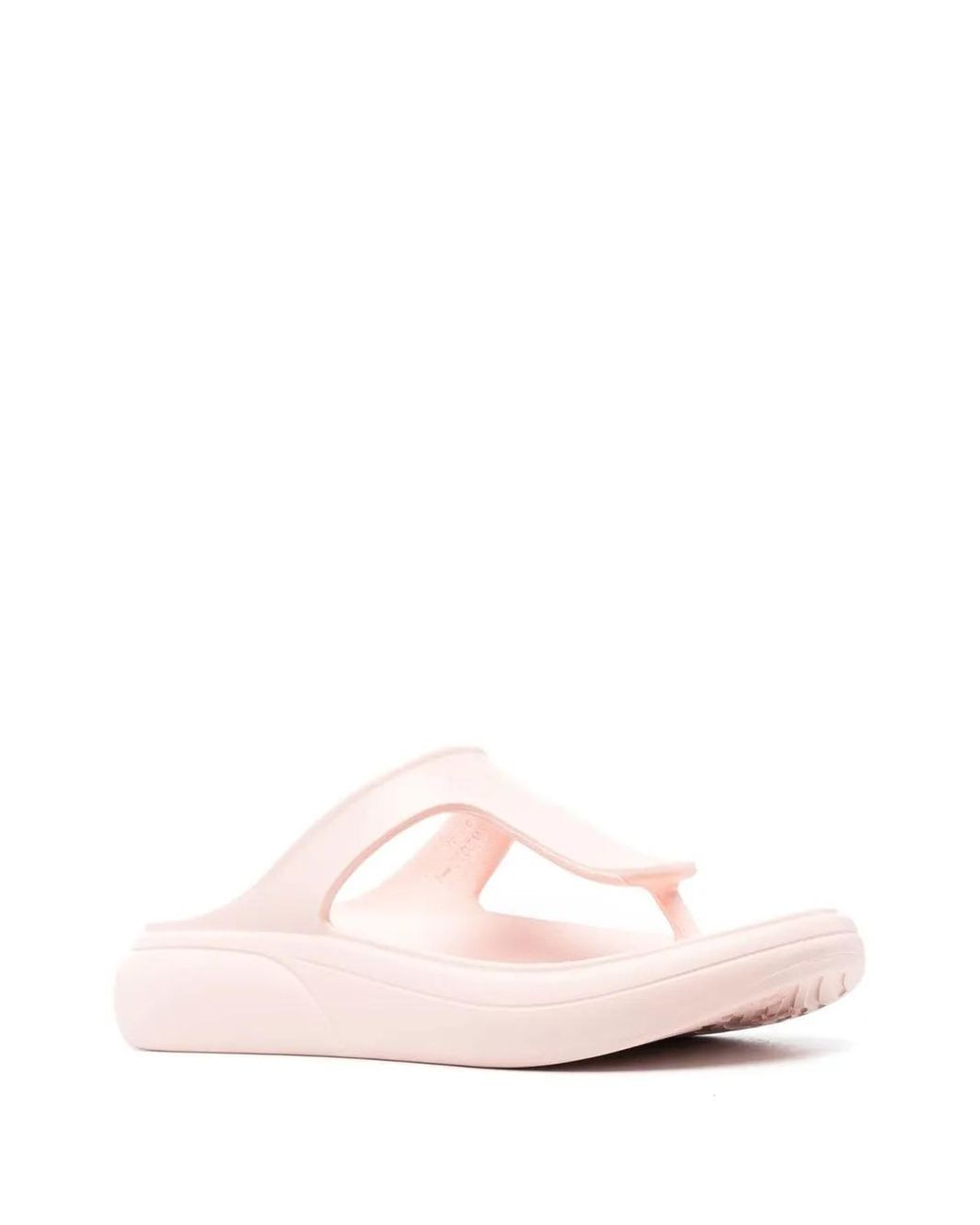 Stuart Weitzman Pink Open Toe Slip-On Sandals