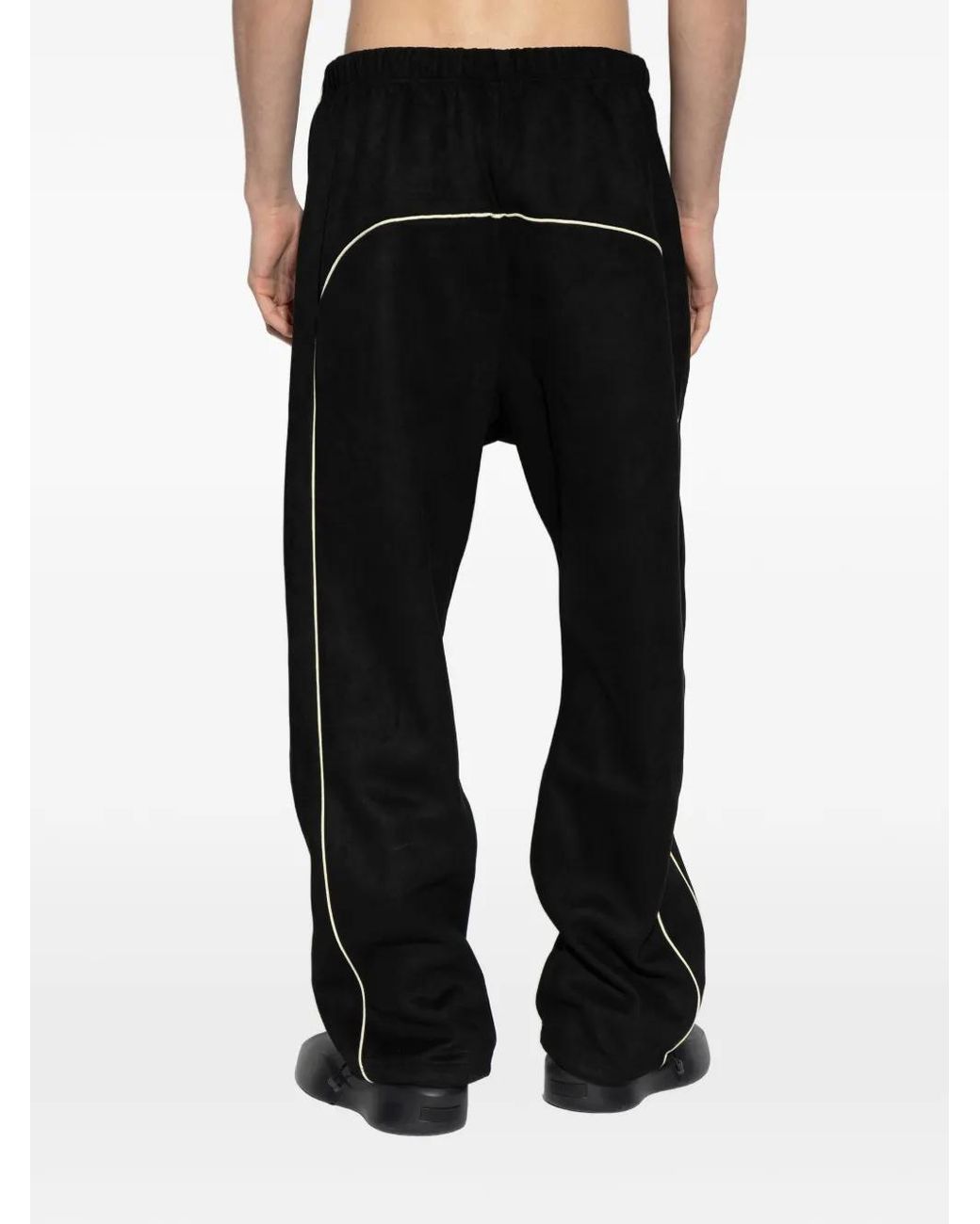 Fear Of God Black Signature Piping Track Pants for men
