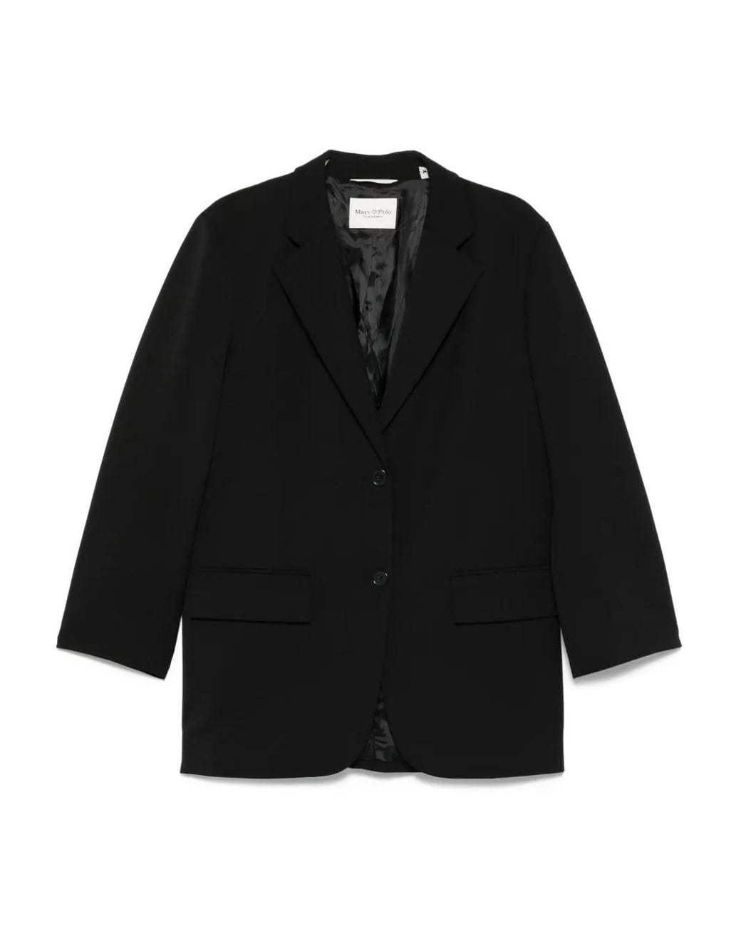 Marc O' Polo Black Button-Fastening Jacket