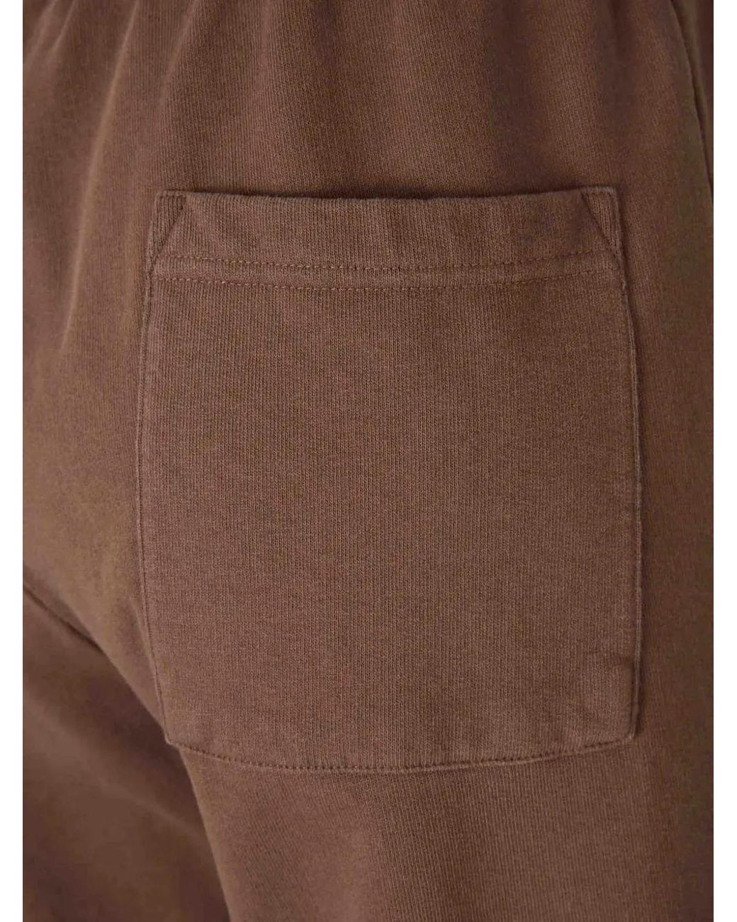 Sporty & Rich Brown Bristol Crest Elasticated-Waist Track Pants