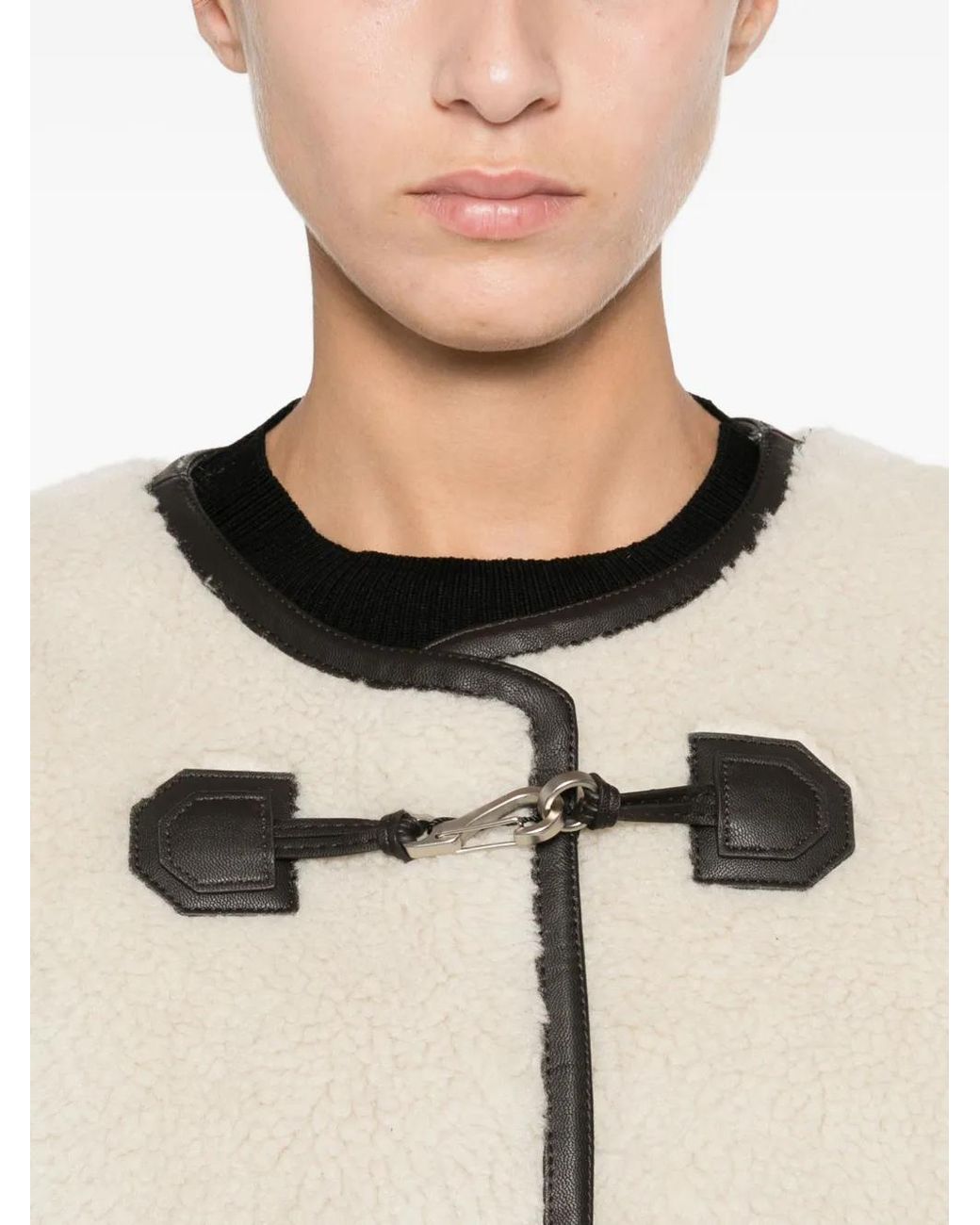 DUNST Natural Toggle-Fastening Fleece Jacket
