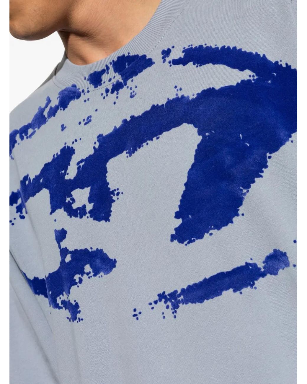 DIESEL Blue S-Boxt-N5 Sweatshirt for men