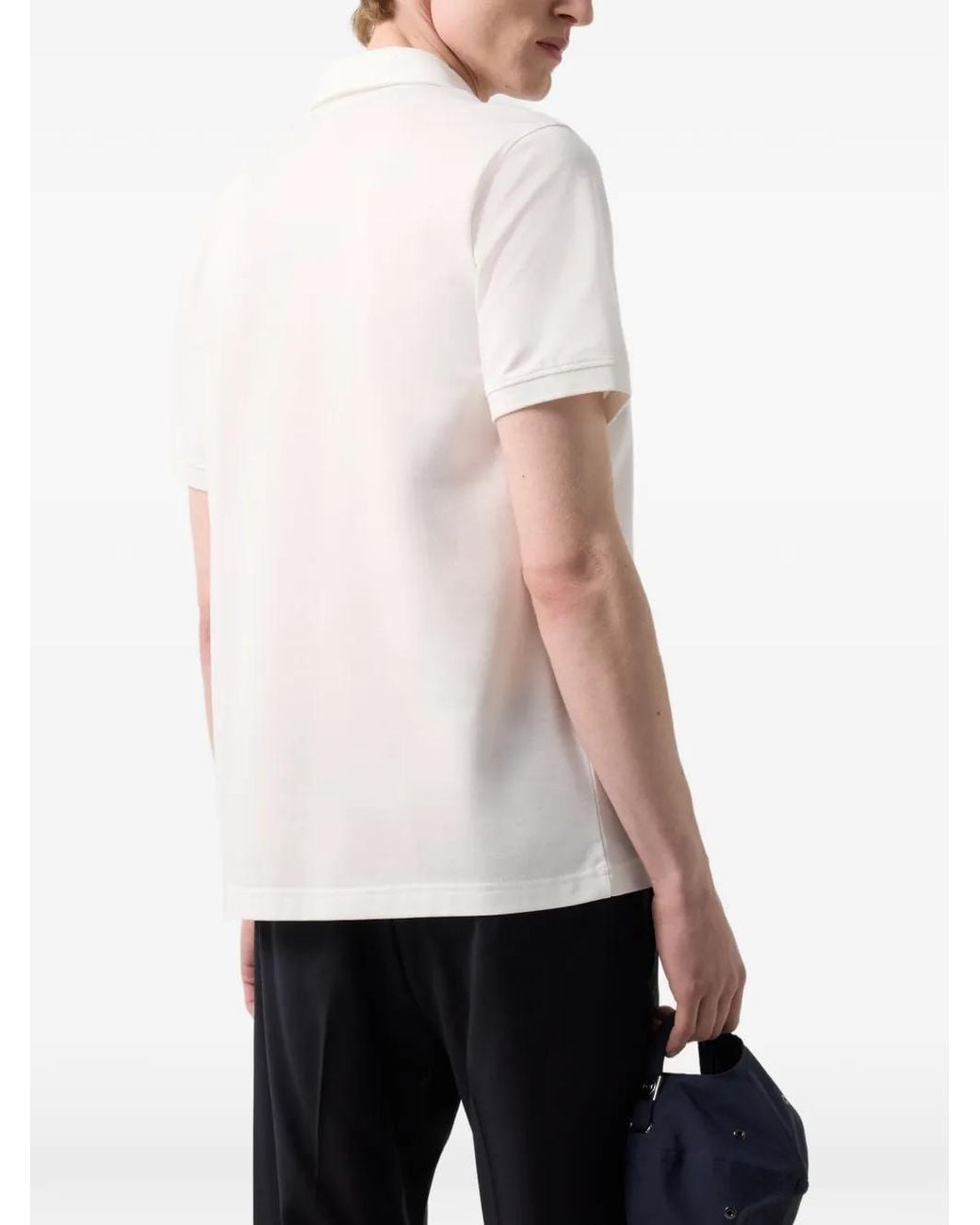 Bogner White Timo Logo-Print Polo Shirt for men