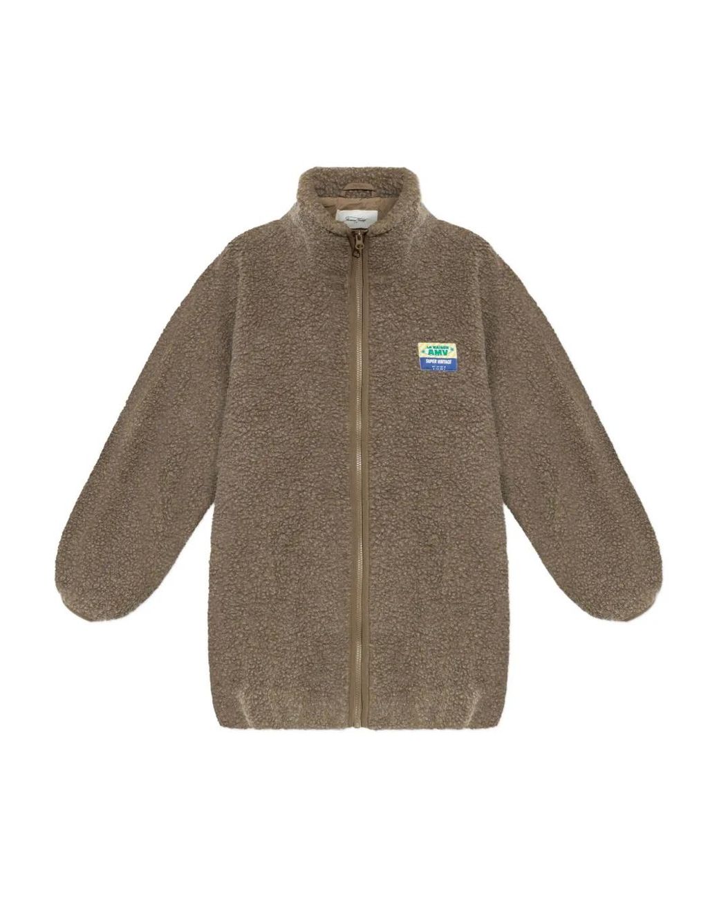 【 VINTAGE 】 Teddy Jacket TEDDY UNISEX HALF ZIP JACKET - VINTAGE WHITE – Aviator Nation