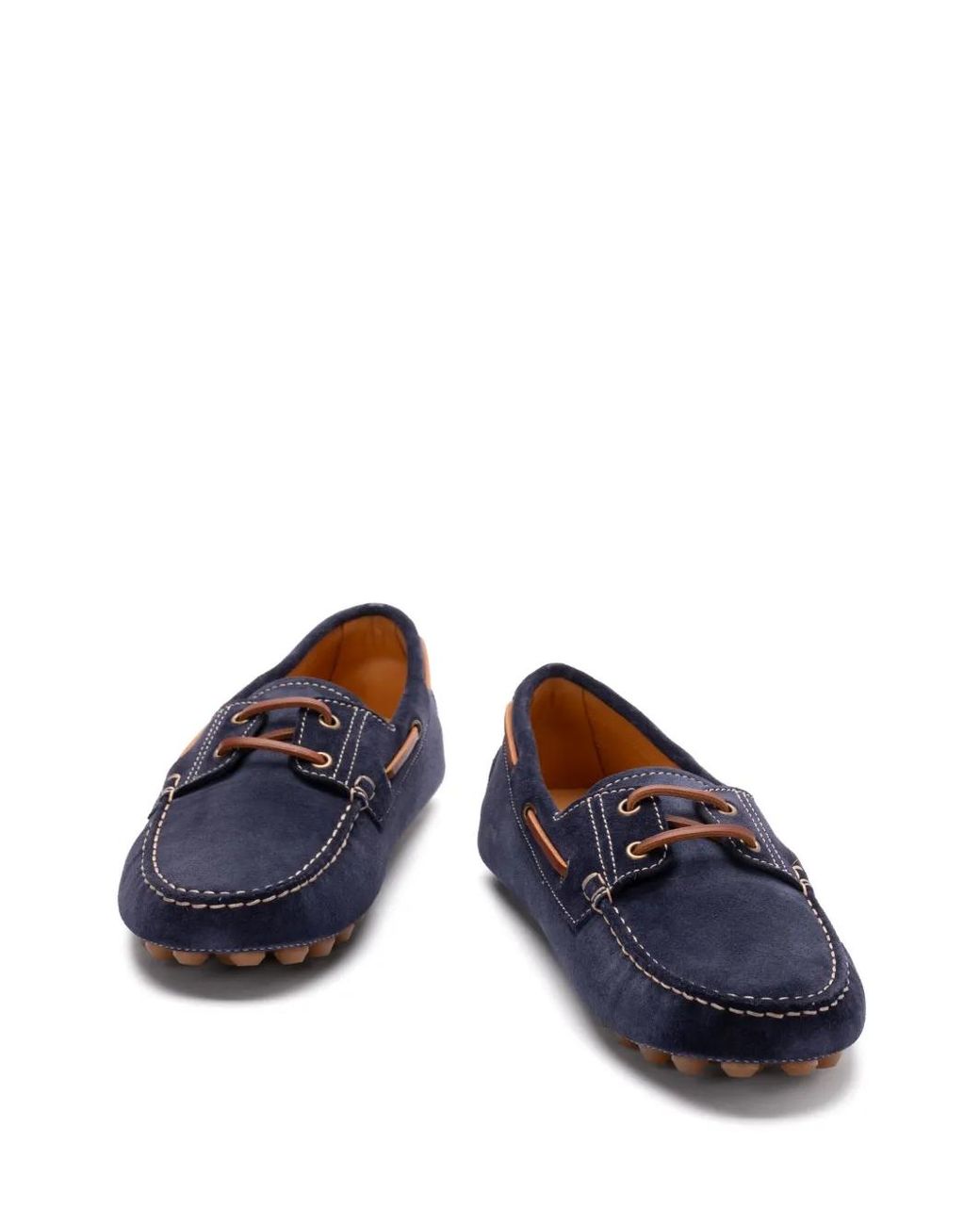 Tod's Blue Boat Gommino Bubble Loafers for men