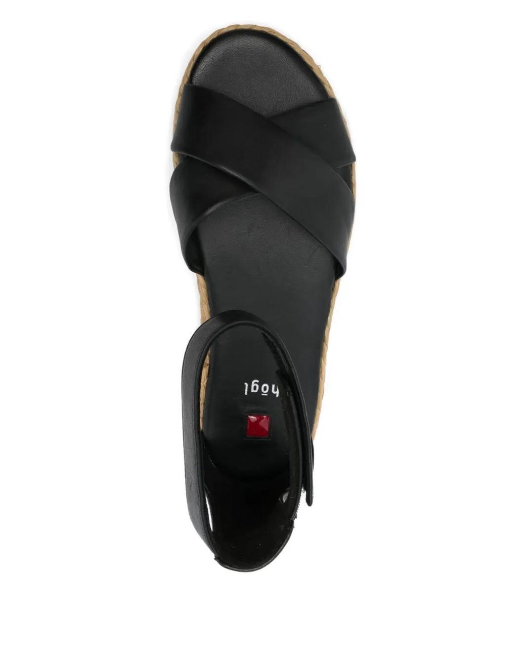 Högl Metallic Criss-Cross Ankle-Strap Sandals