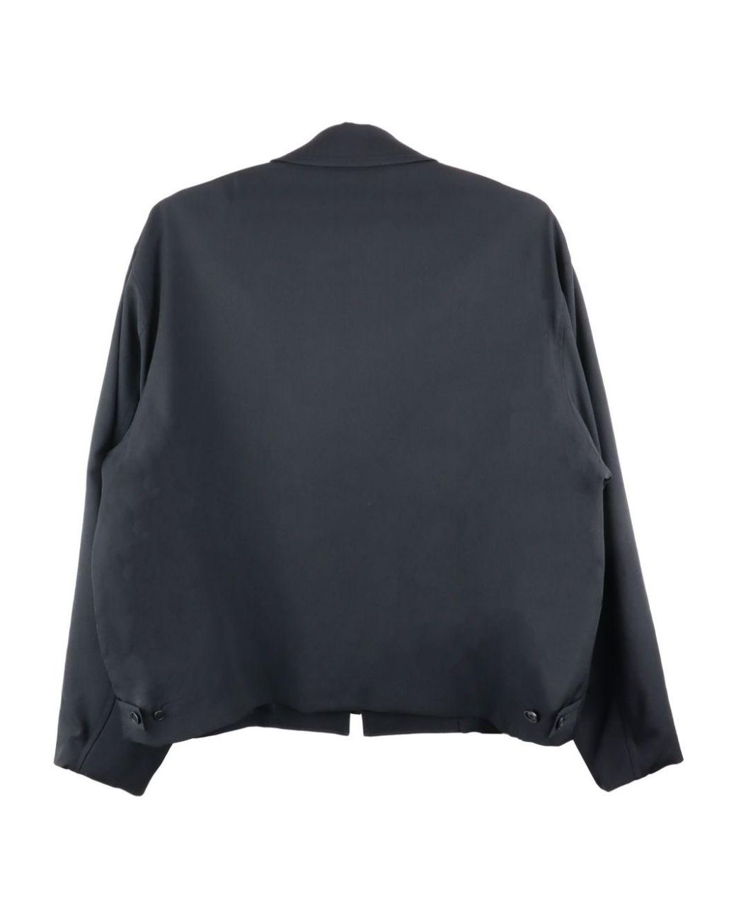 y's ジップアップジャケット yohji yamamoto ys-yohji-yamamoto-black-Zip-Up