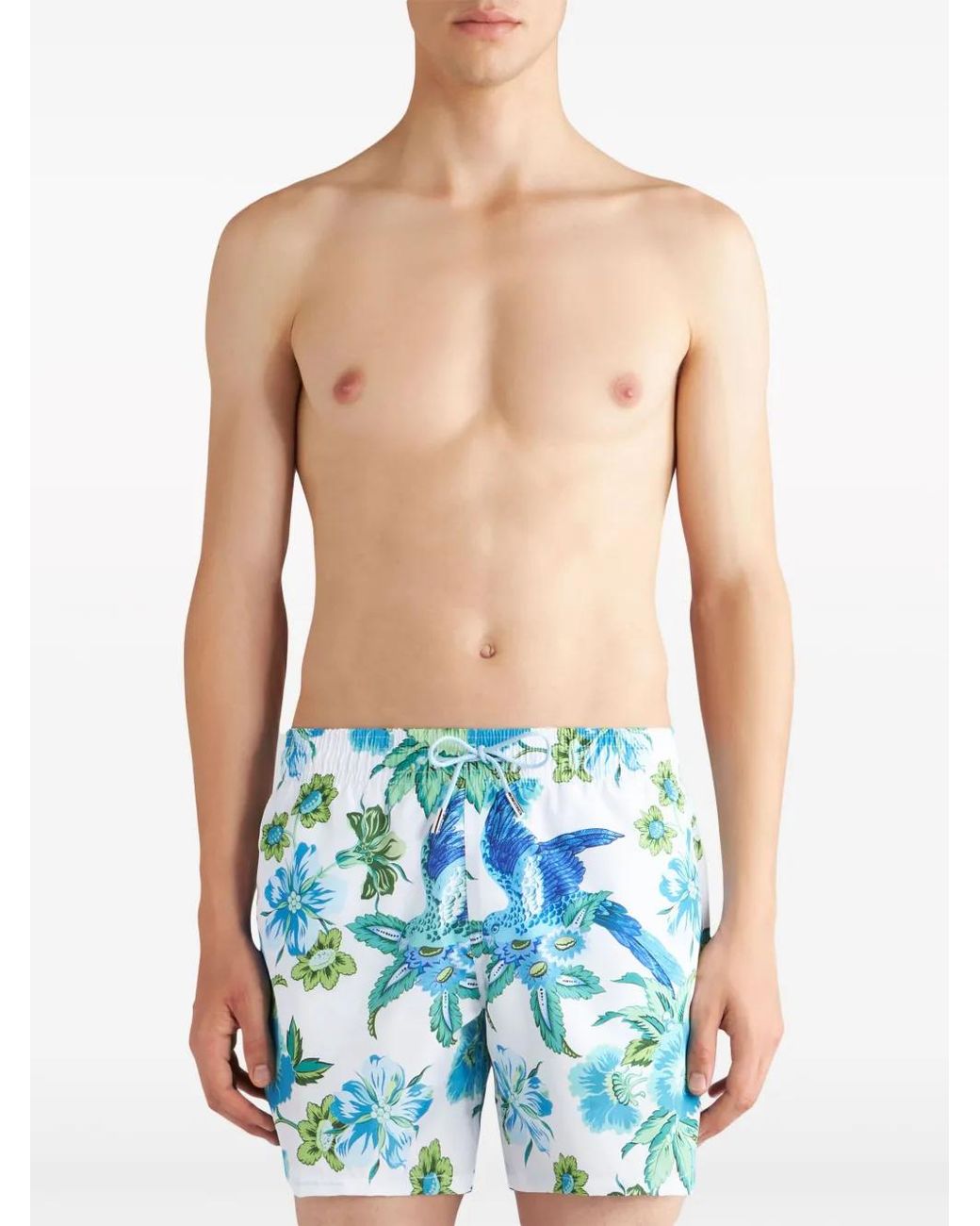 Etro Blue Beachwear for men