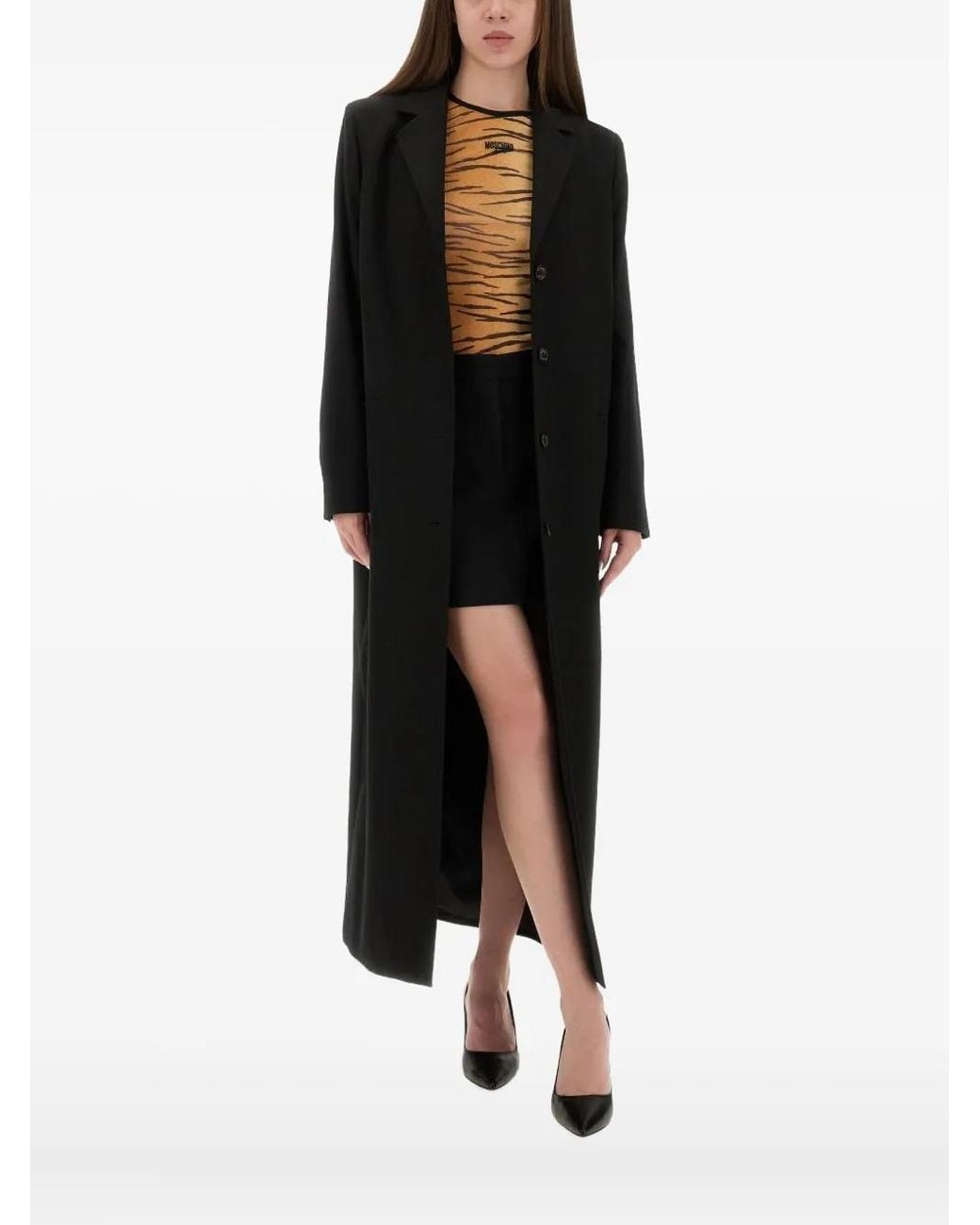 Moschino Black Buttoned Jacket