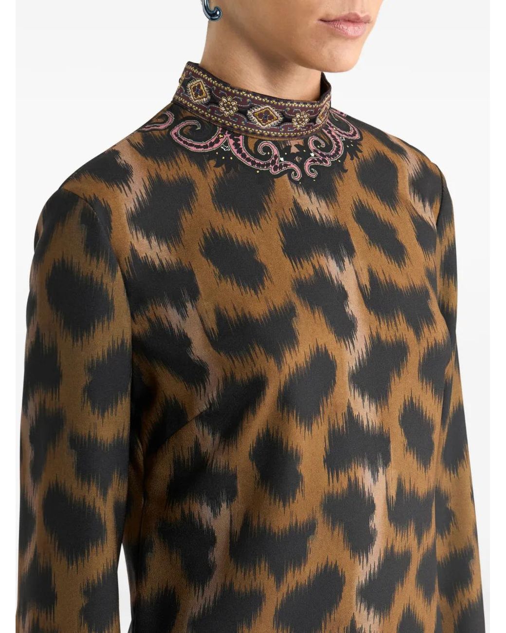 Etro Black Mini Tunic Dress