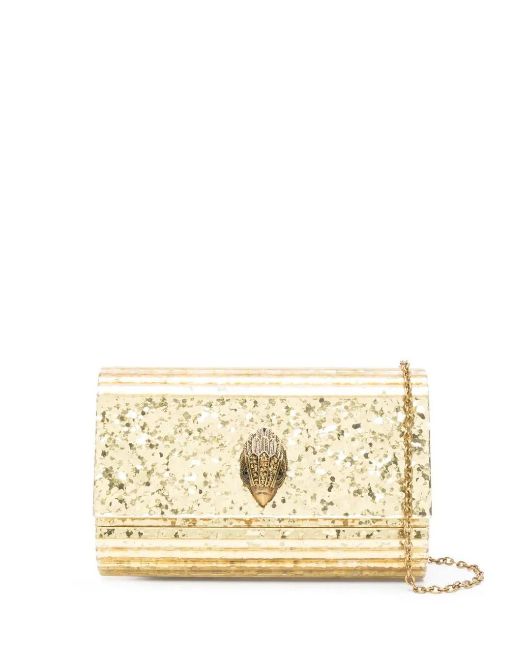 Kurt Geiger Natural Drench Party Eagle Clutch Bag