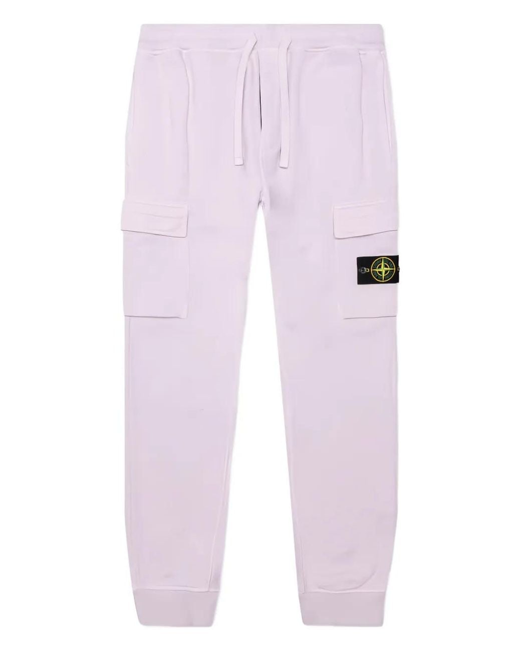 Stone Island Pink Compass-Badge Track Pants for men