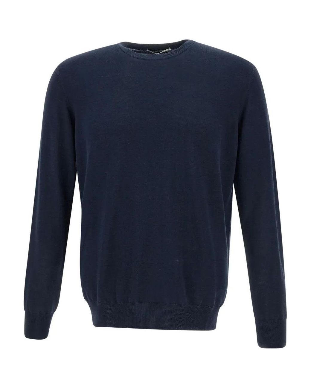 Kangra Blue Crew-Neck Sweater for men