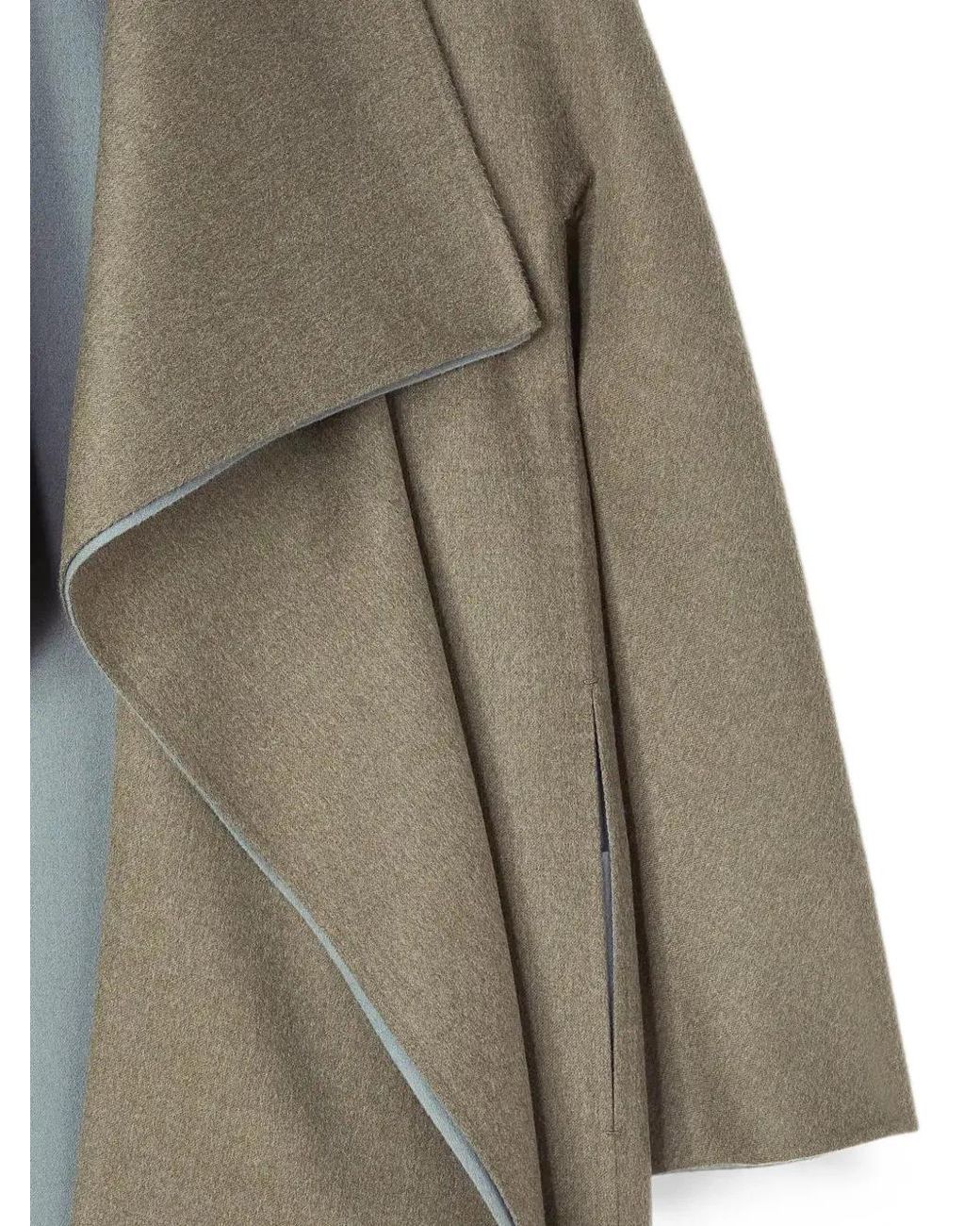 RETORI Natural Shawl-Collar Wool Coat