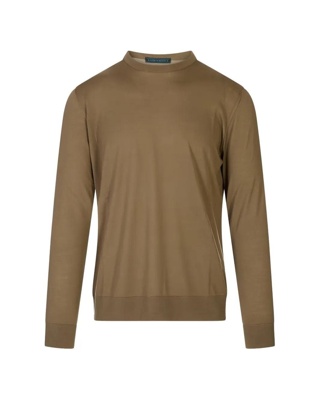 Kiton Green Pull À Encolure Ronde for men