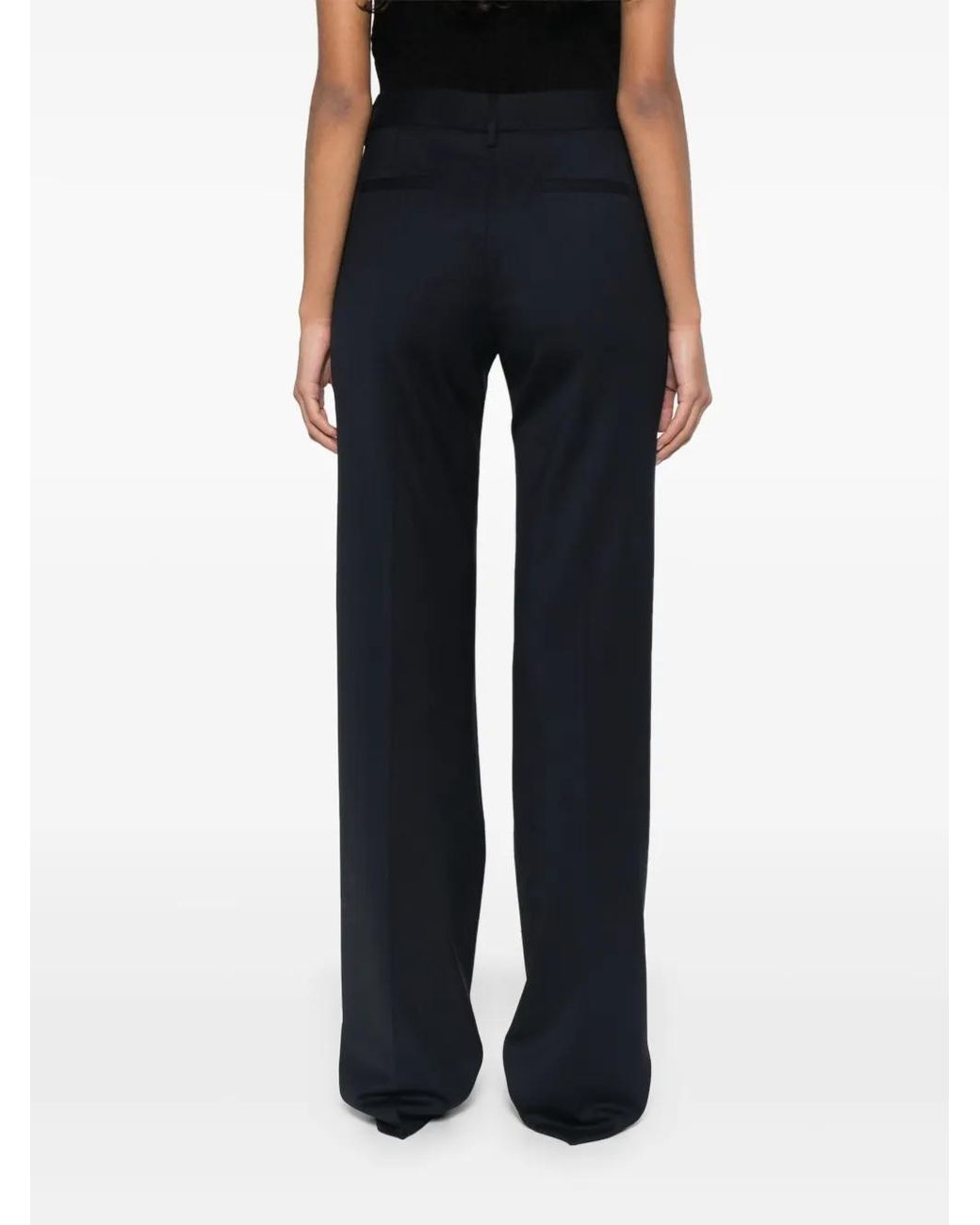 Alessandra Rich Blue Lightweight Trousers