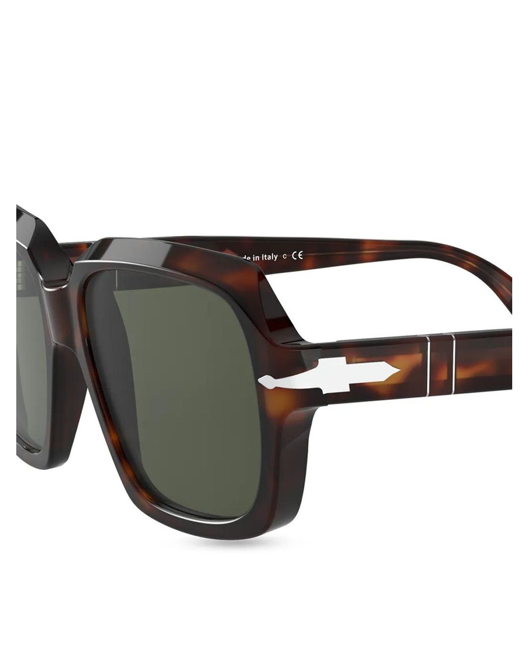 Persol Green Large Frame Sunglasses