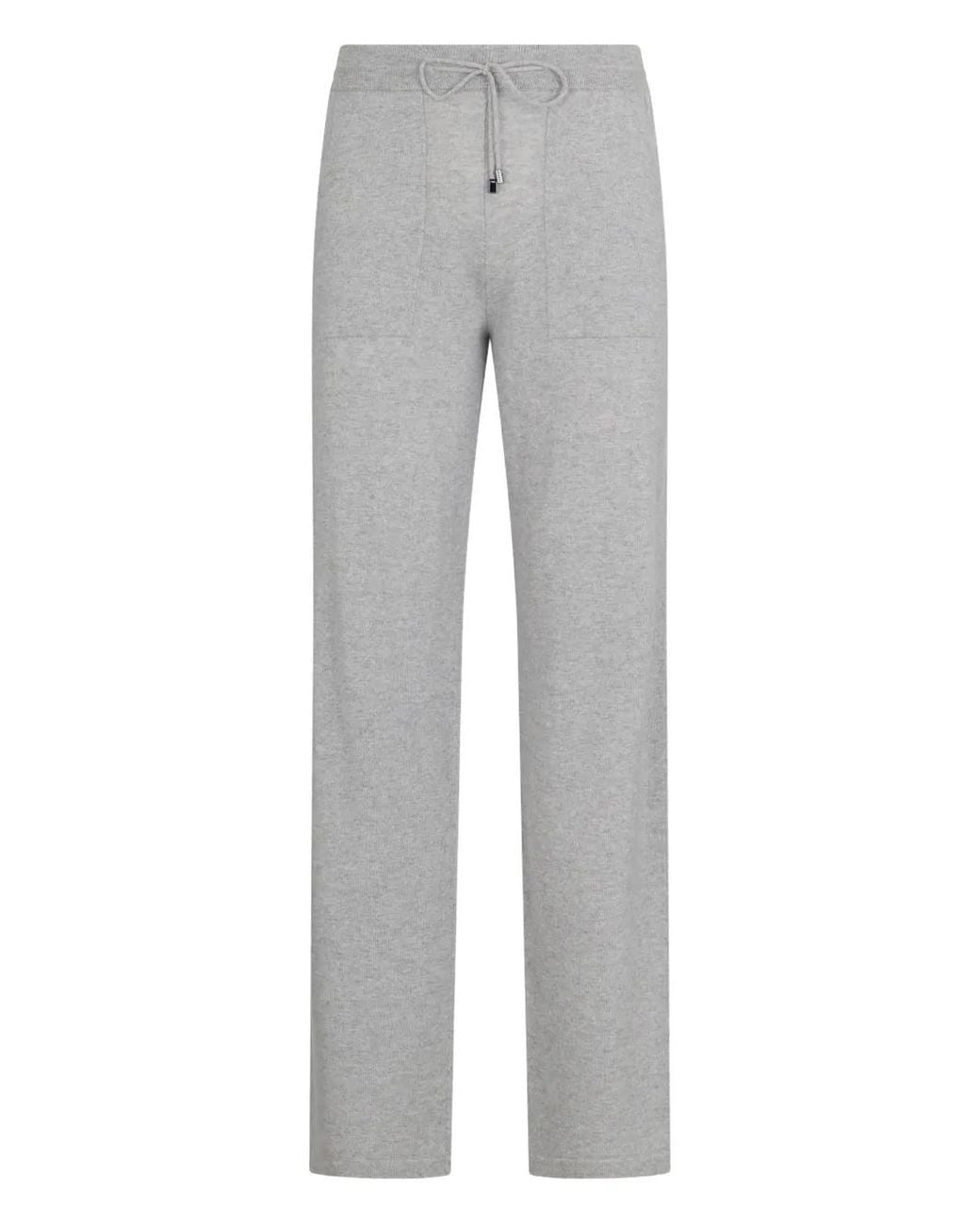 Malo Gray Drawstring Trousers for men