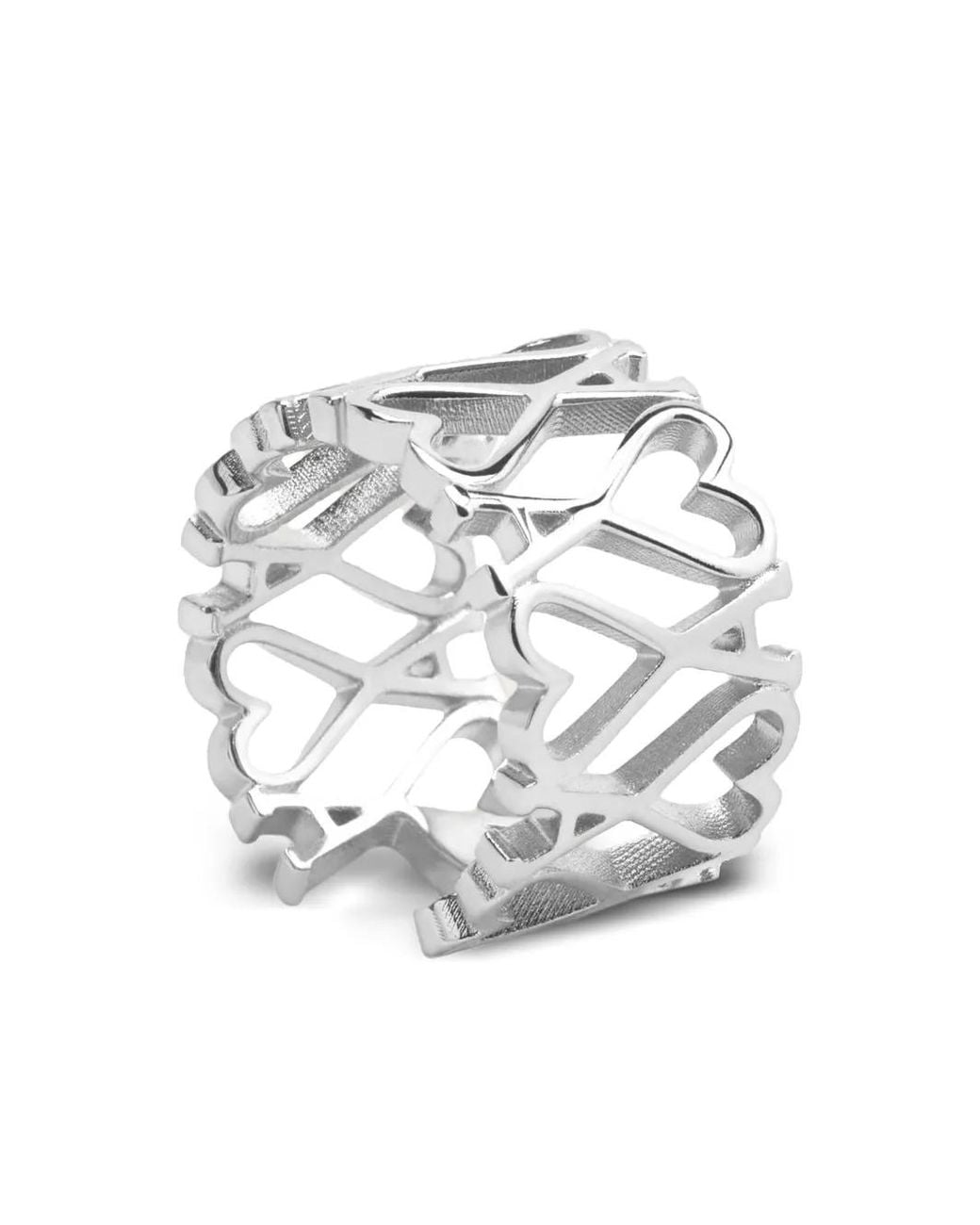 AMI White Ami De Coeur Ring