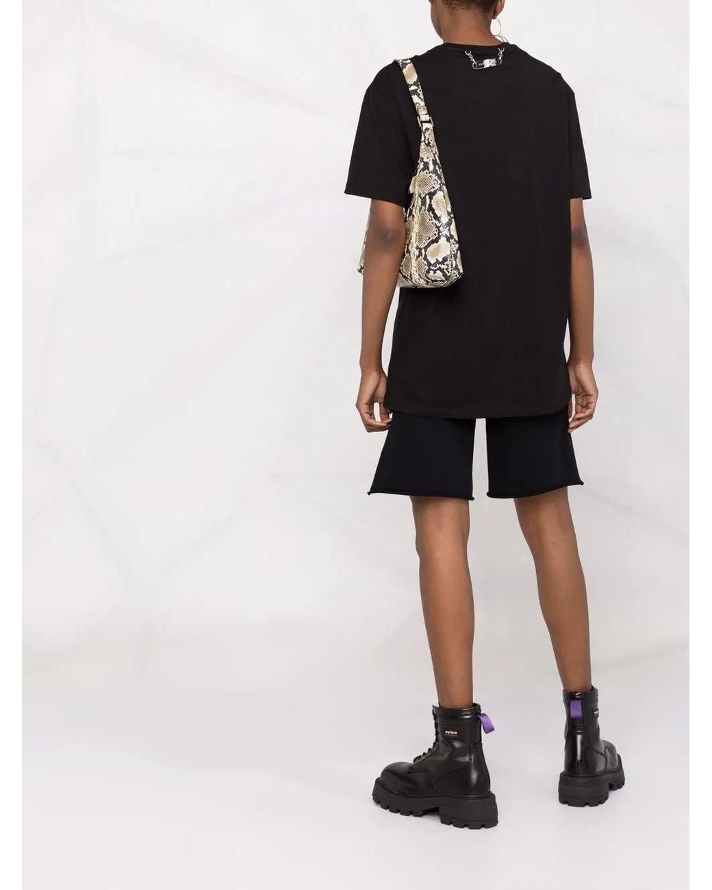Philipp Plein T-Shirt Met Ronde Hals in het Black