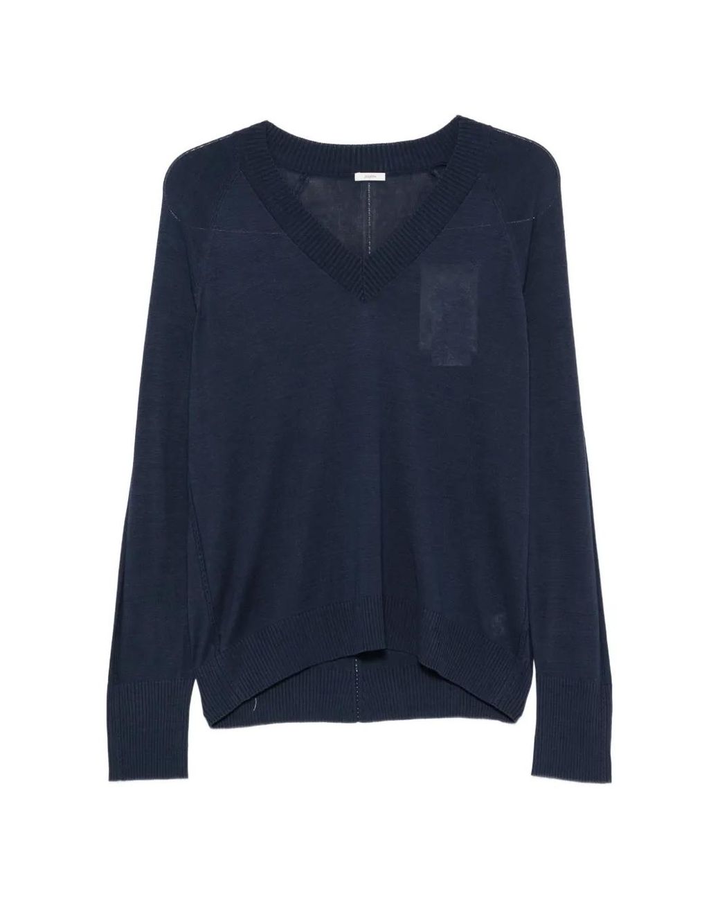 Joseph Blue Gallow V-Neck Long-Sleeves T-Shirt