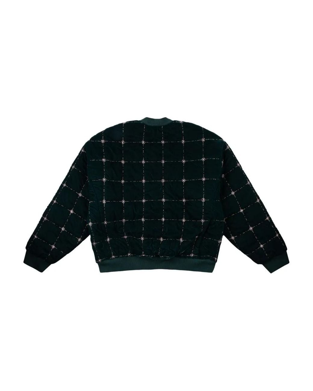 Kith Black Zip-Up Bomber Jacket for men