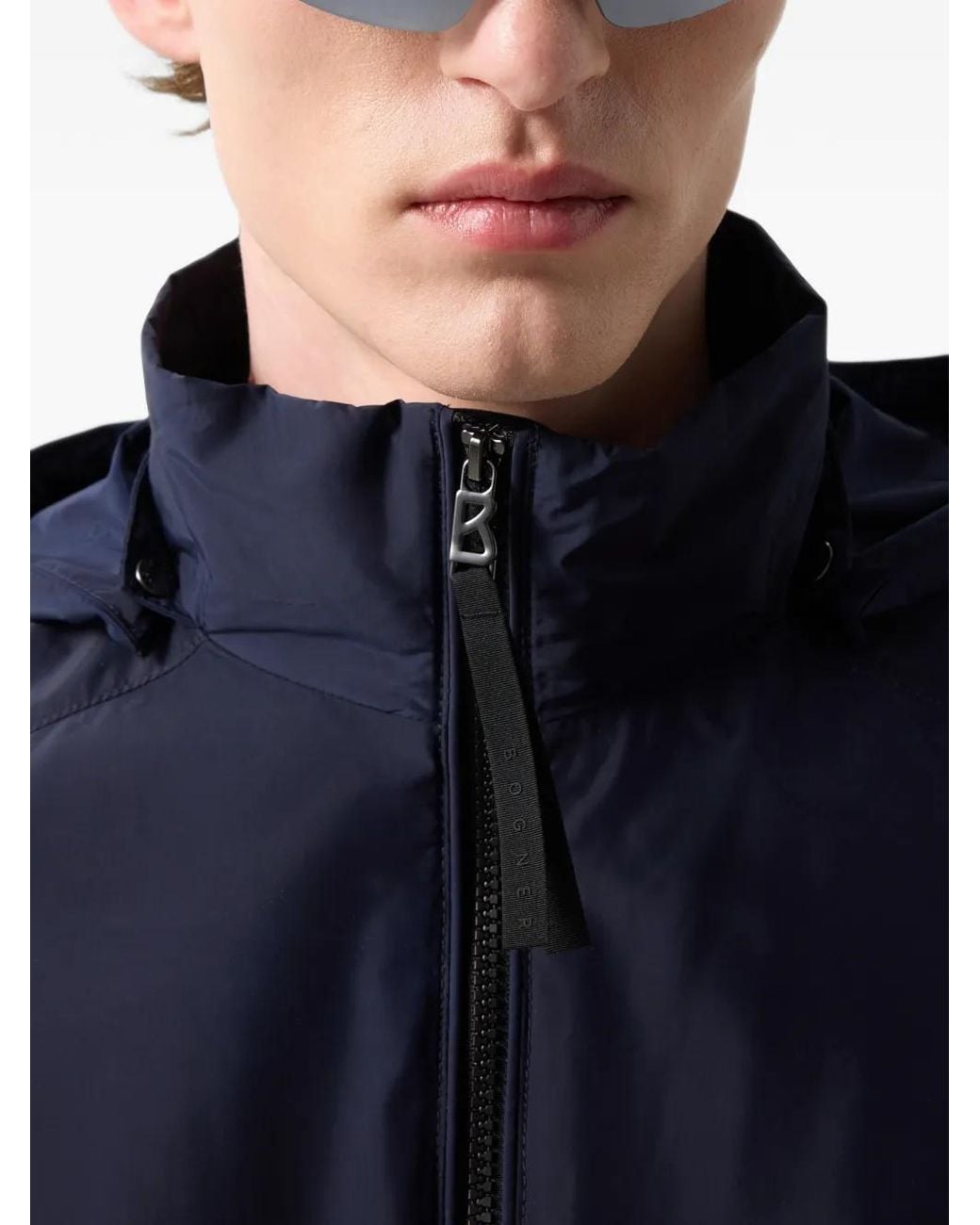 Bogner Blue Jacob Hooded Blouson Jacket for men