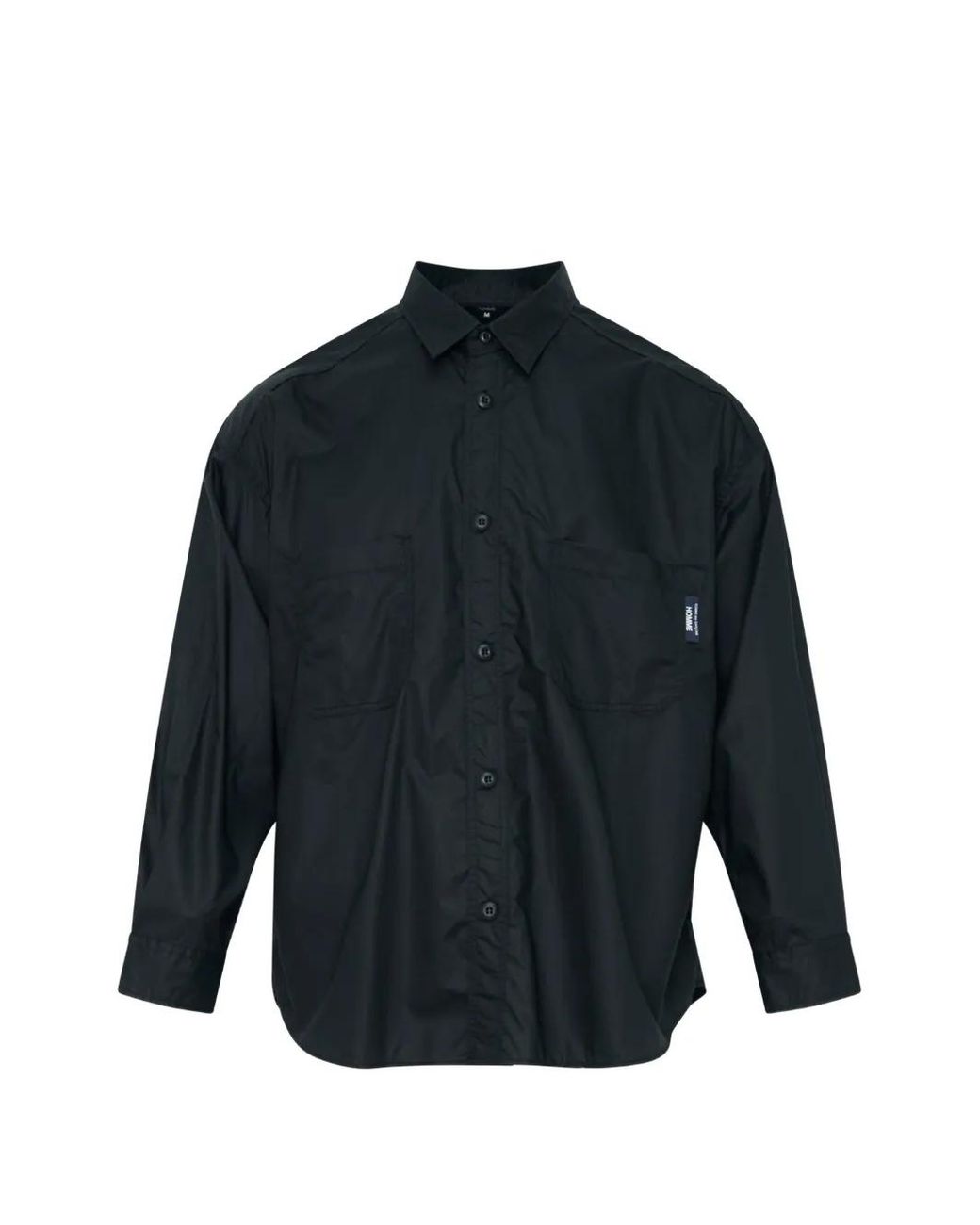Comme des Garçons Blue Ripstop-Texture Chest-Pocket Shirt for men