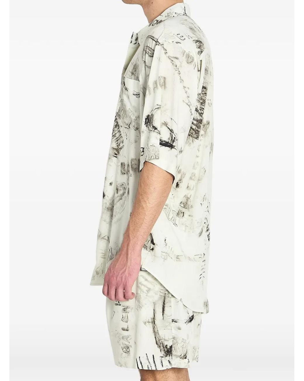 Balenciaga White Pyjama Shirt for men