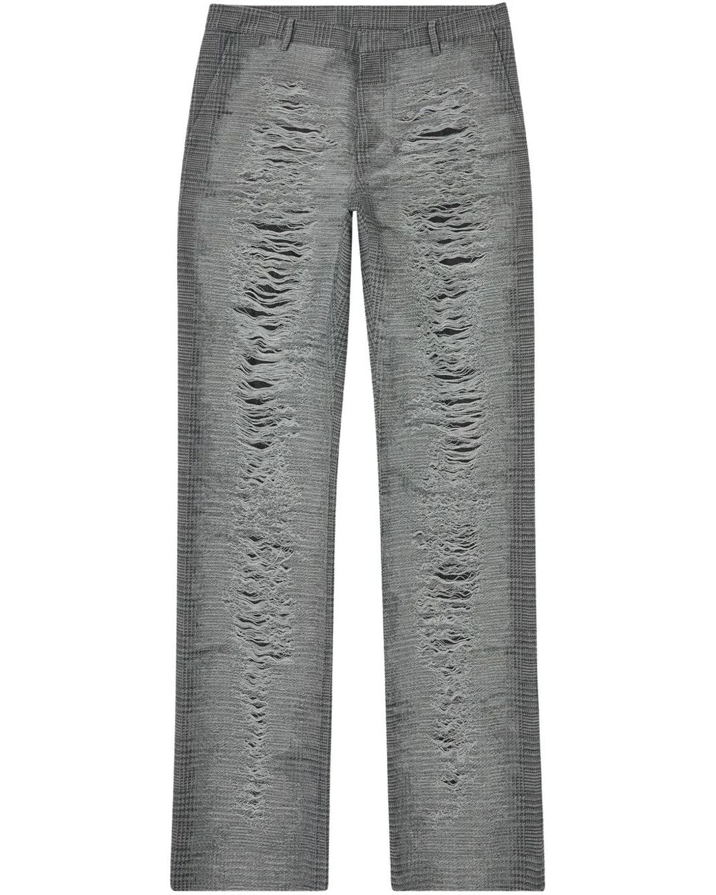 DIESEL Gray P-Boix Trousers for men