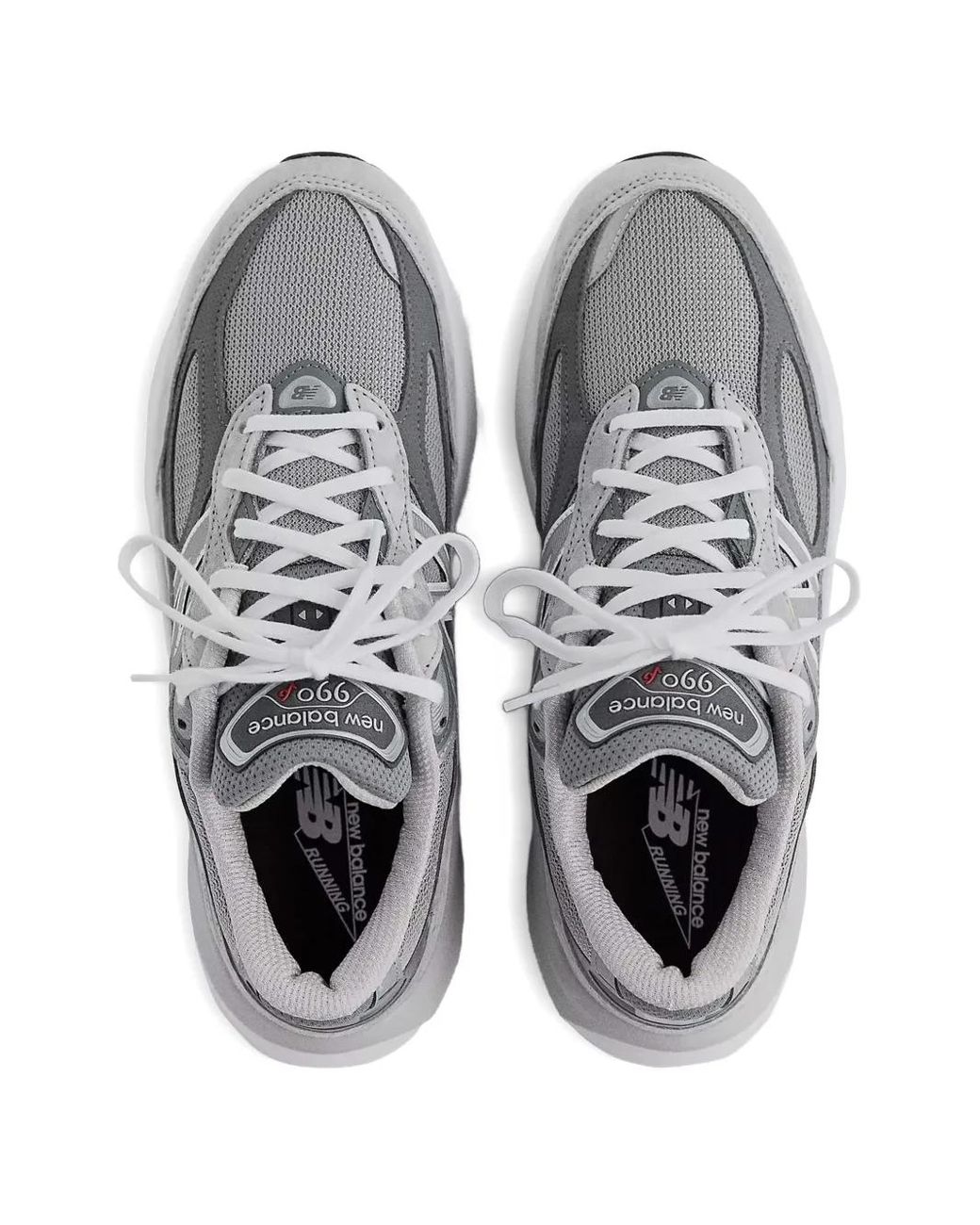 New Balance Gray 990 V6 Lace-Up Sneakers