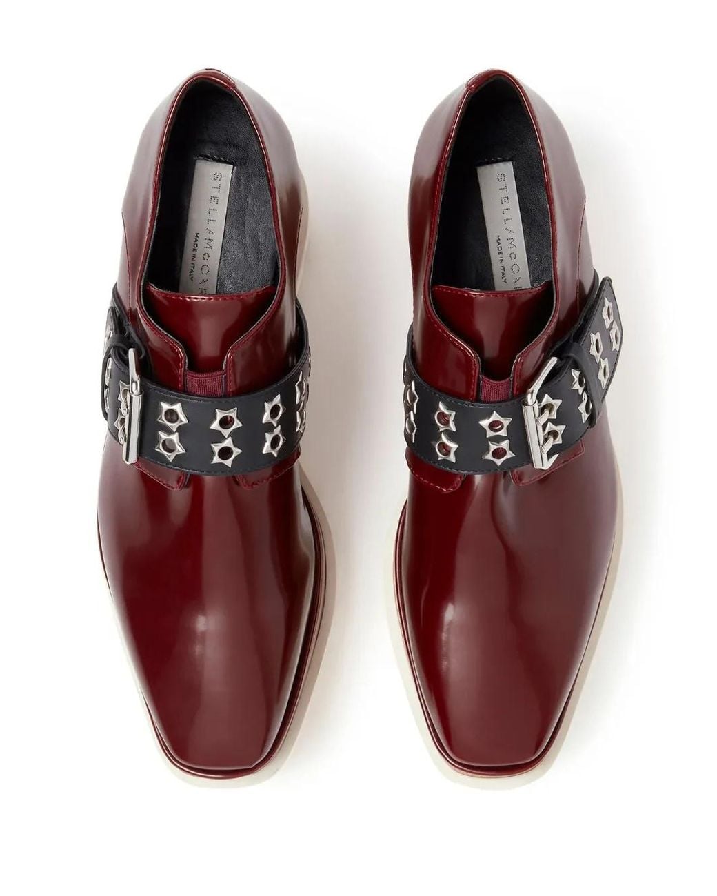 Stella McCartney Red Elyse Buckle-Fastening Pumps