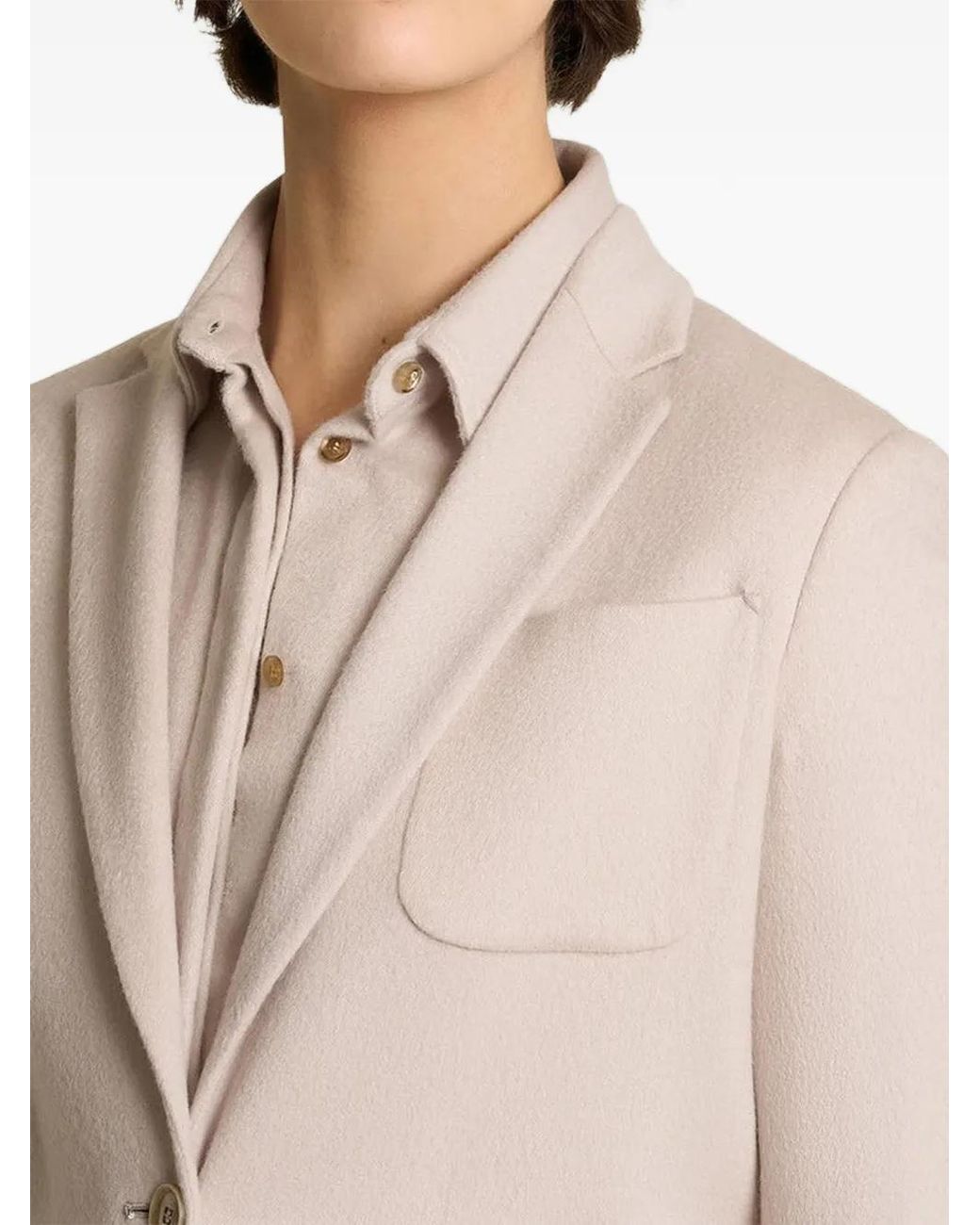 Kiton Natural Cashmere Cloth Blazer