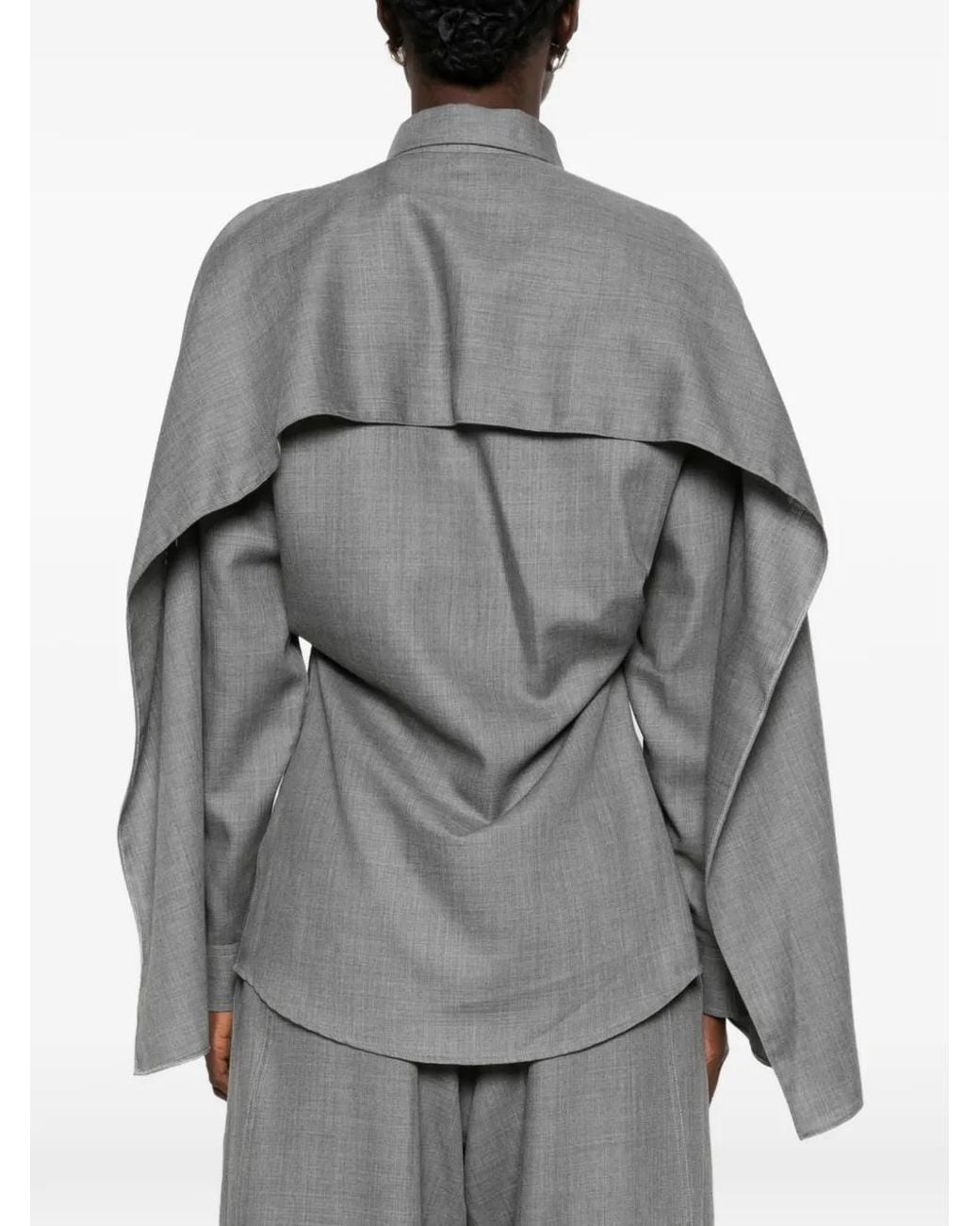 DARKPARK Gray Anne Cape-Back Shirt