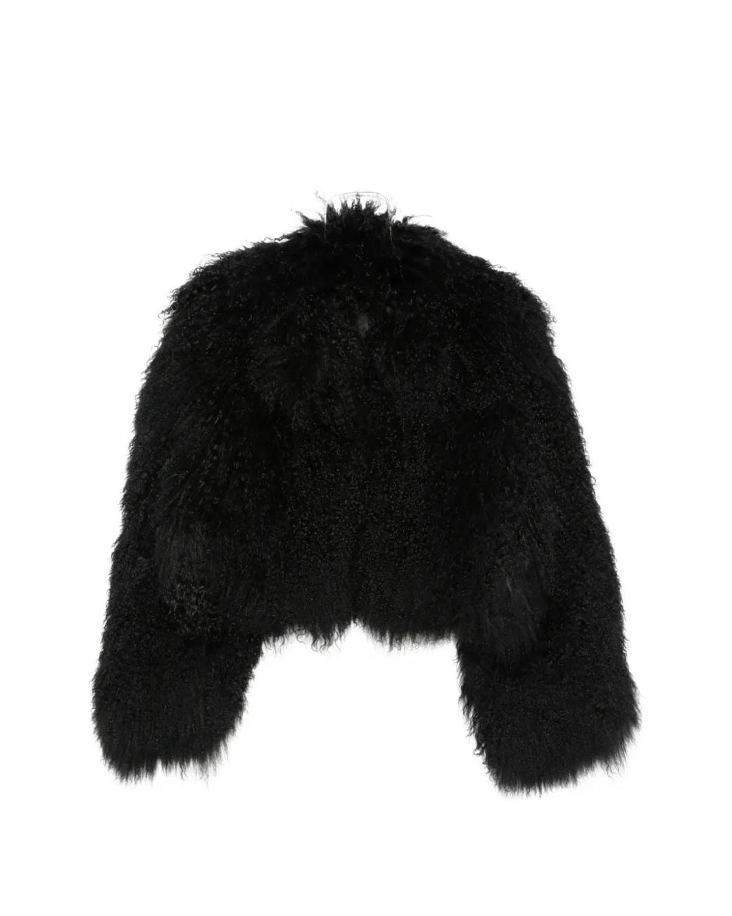 Numerootto Black Charlie Shearling Coat