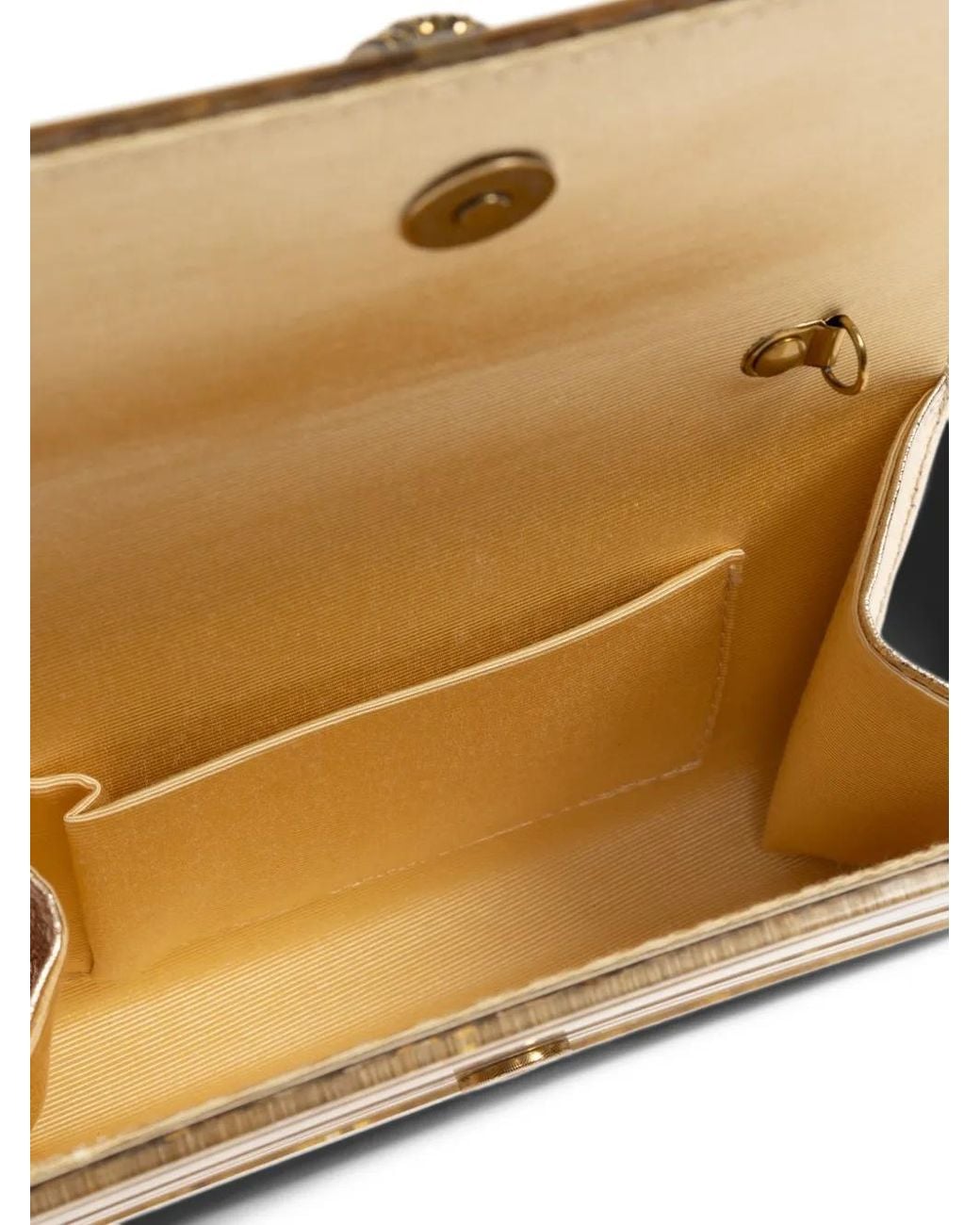 Kurt Geiger Metallic Drench Party Eagle Clutch Bag