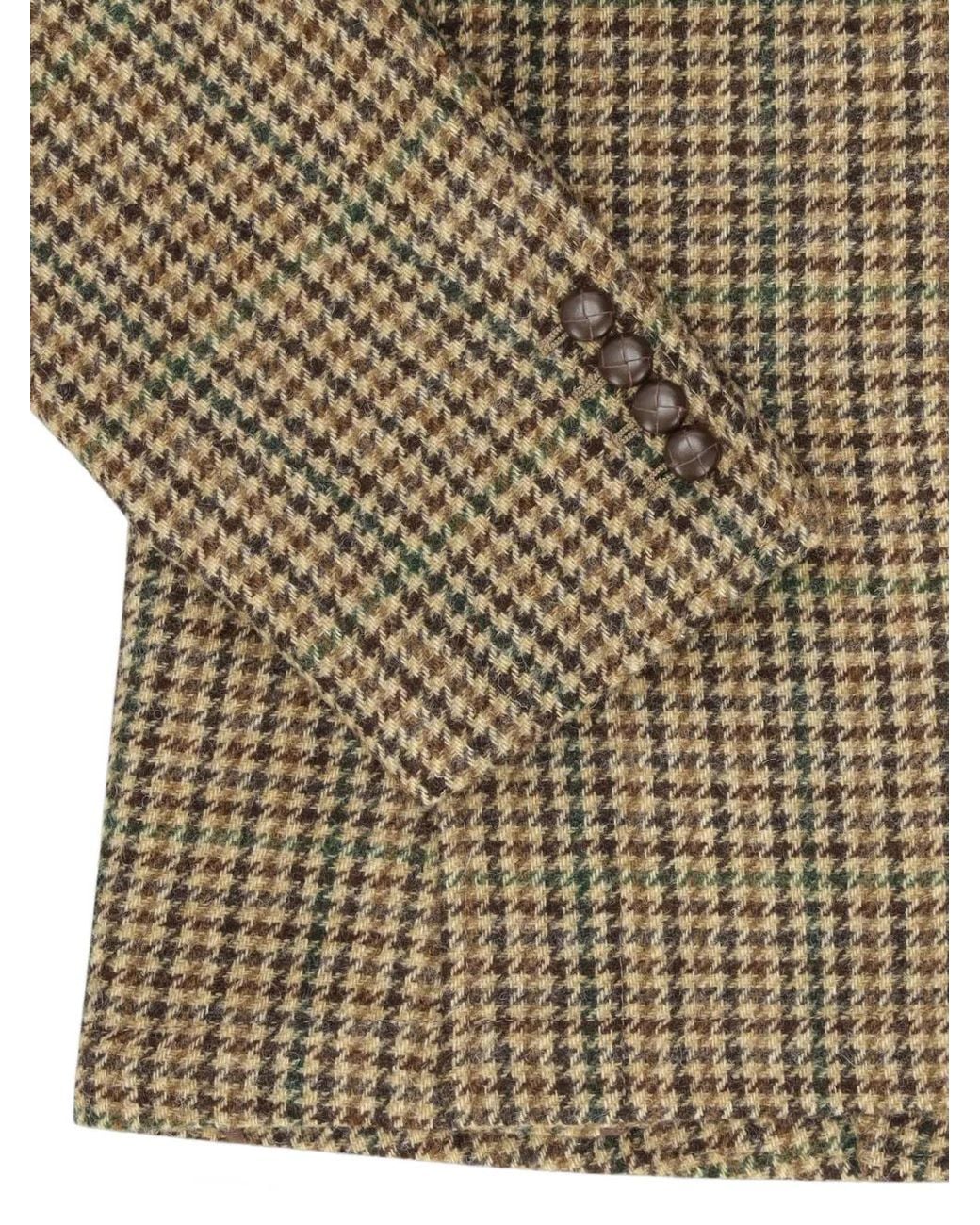 Fortela Multicolor Travel Classic Double-Breasted Tweed Jacket for men