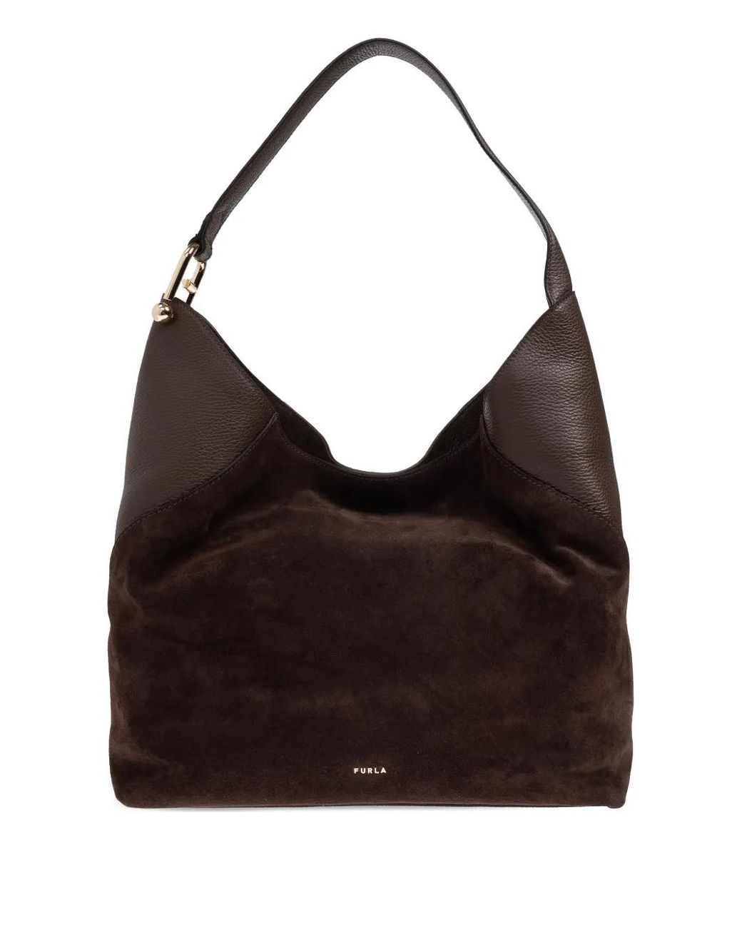 Furla Black Lara Shoulder Bag L