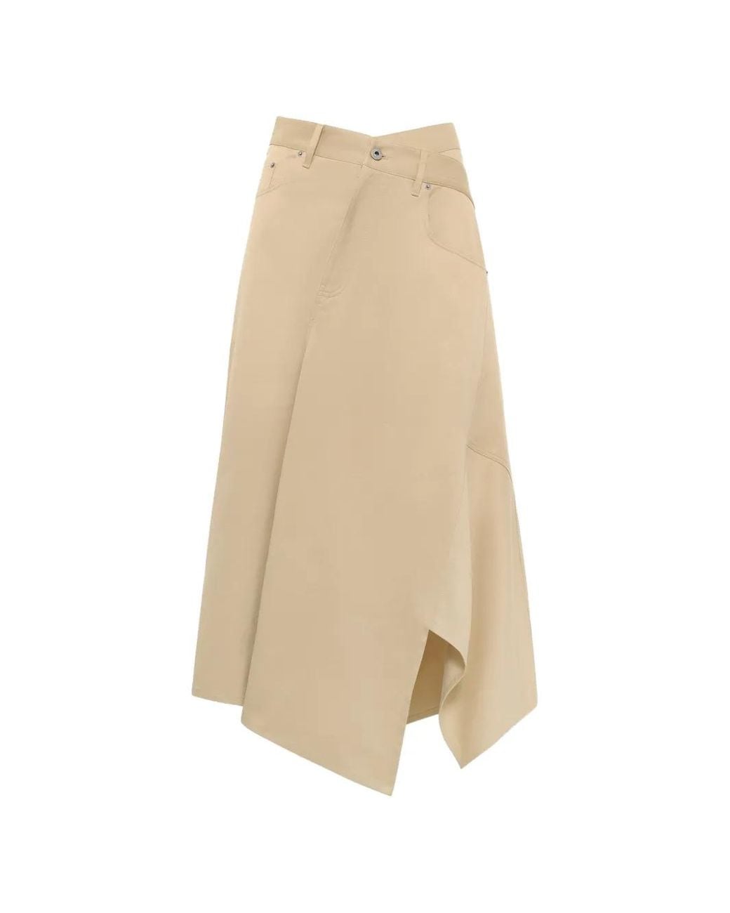Loewe Natural Asymmetric Skirt