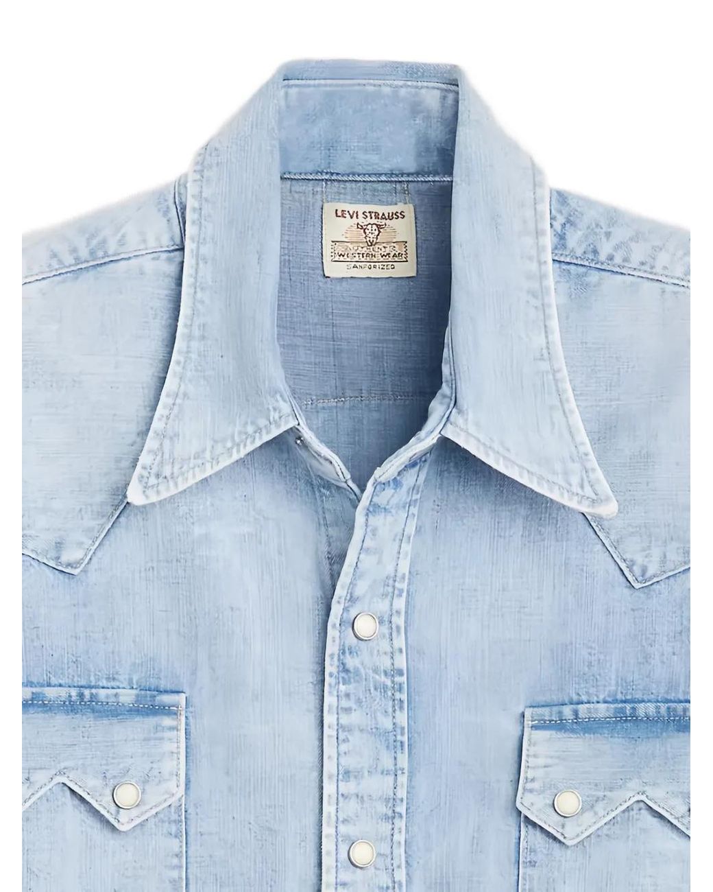 Levi's 1955 Sawtooth Overhemd in het Blue voor heren