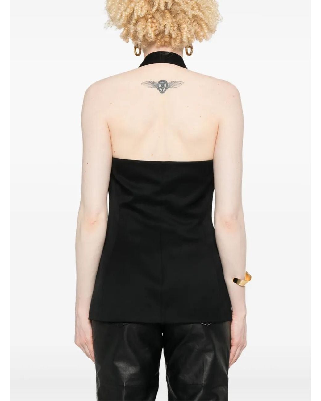 GIUSEPPE DI MORABITO Black Virgin Wool Gilet