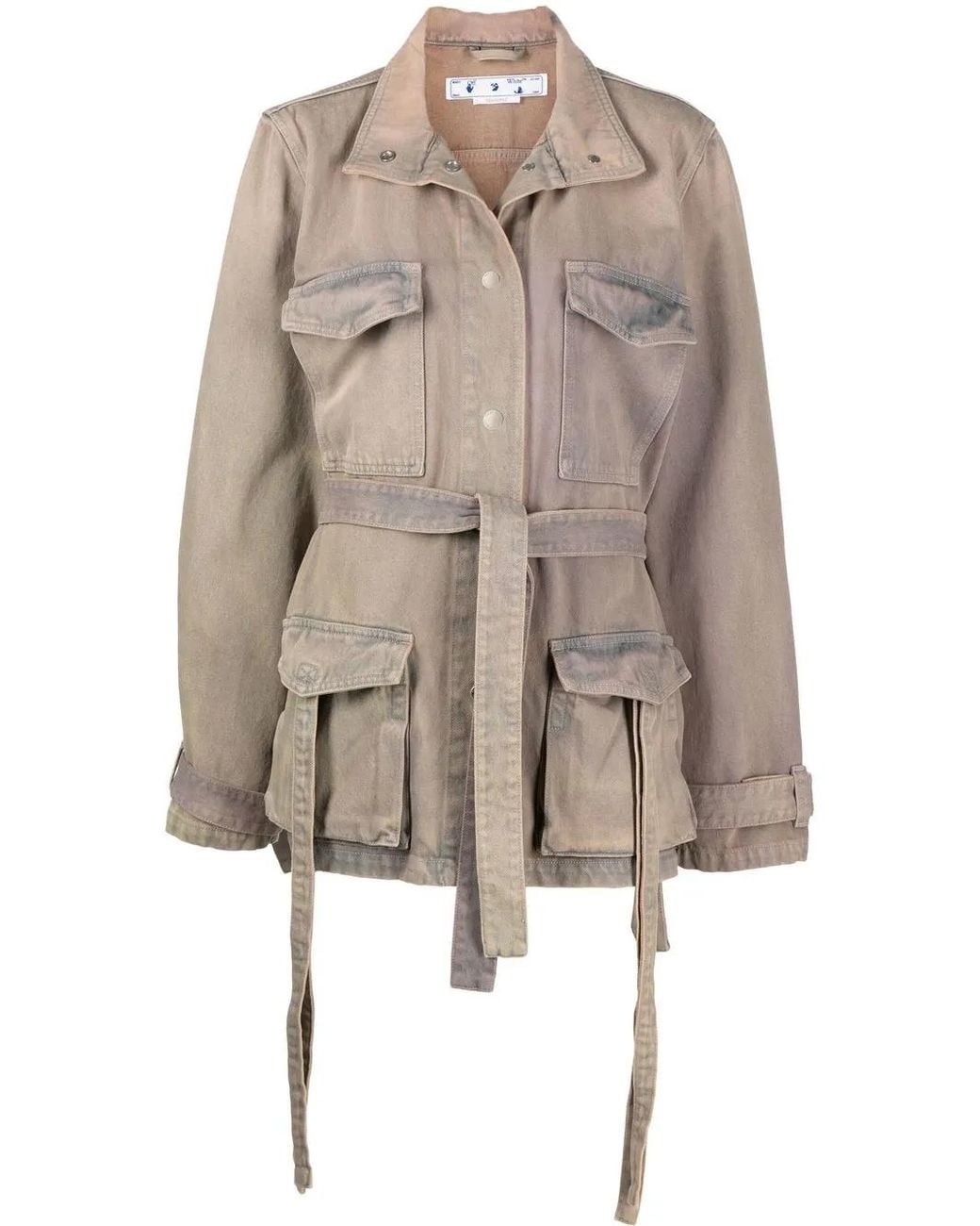 Off-White c/o Virgil Abloh Multicolor Dyed Denim Field Jacket