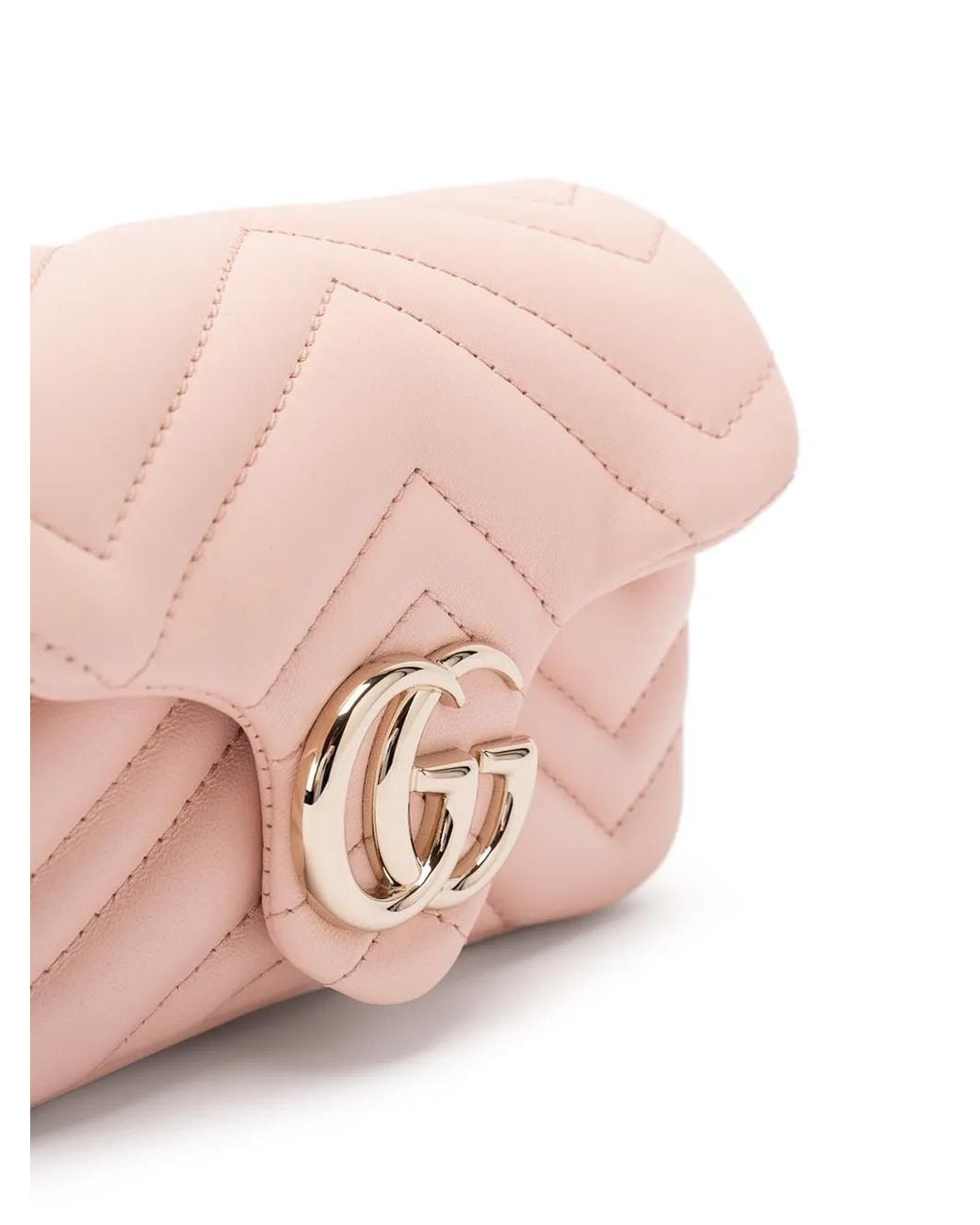 Gucci Pink Gg Marmont Mini Shoulder Bag